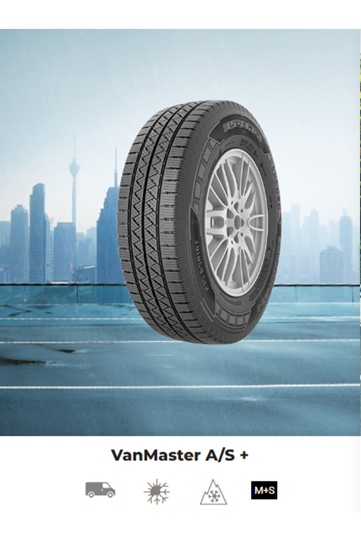225/75 R16C 118/116R Vanmaster A/S Plus Dört Mevsim Lastiği 2024