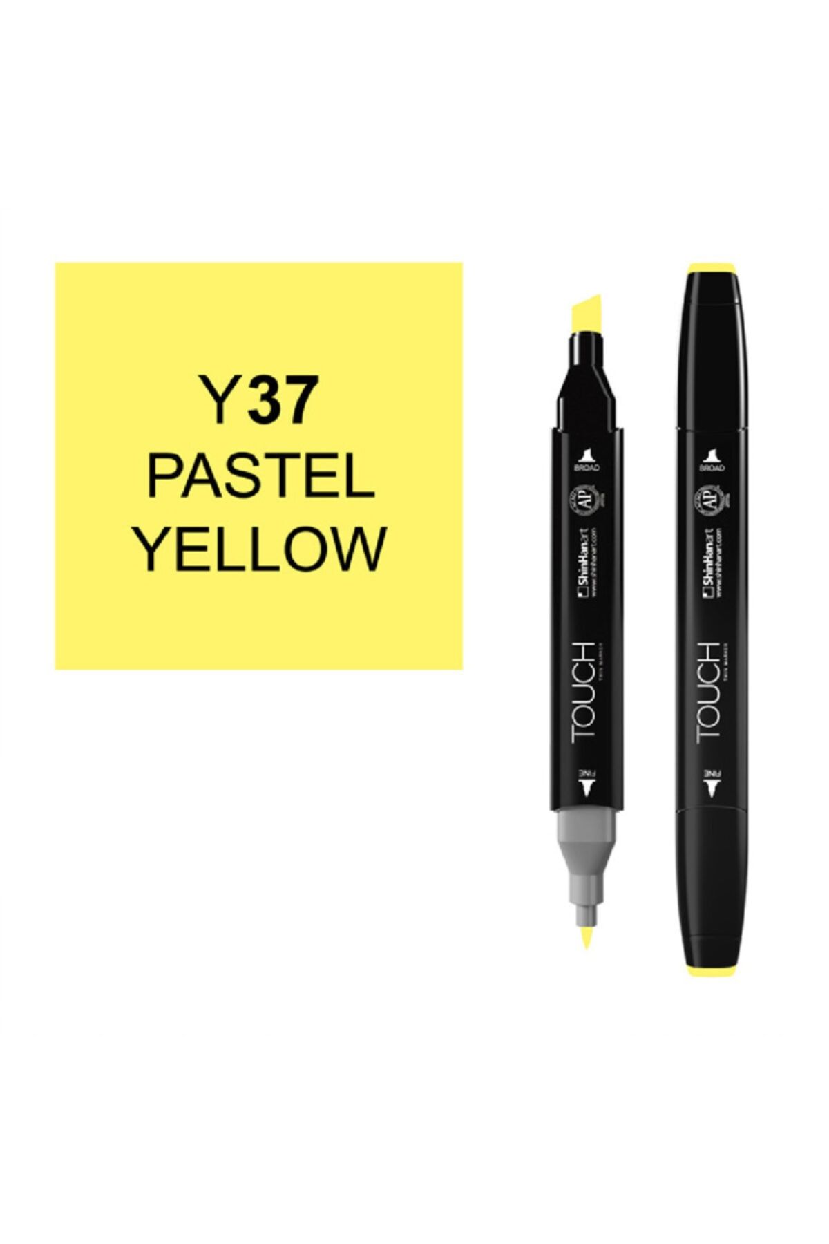 Ponart Touch Twin Y37 Pastel Yellow Marker Sh1110037