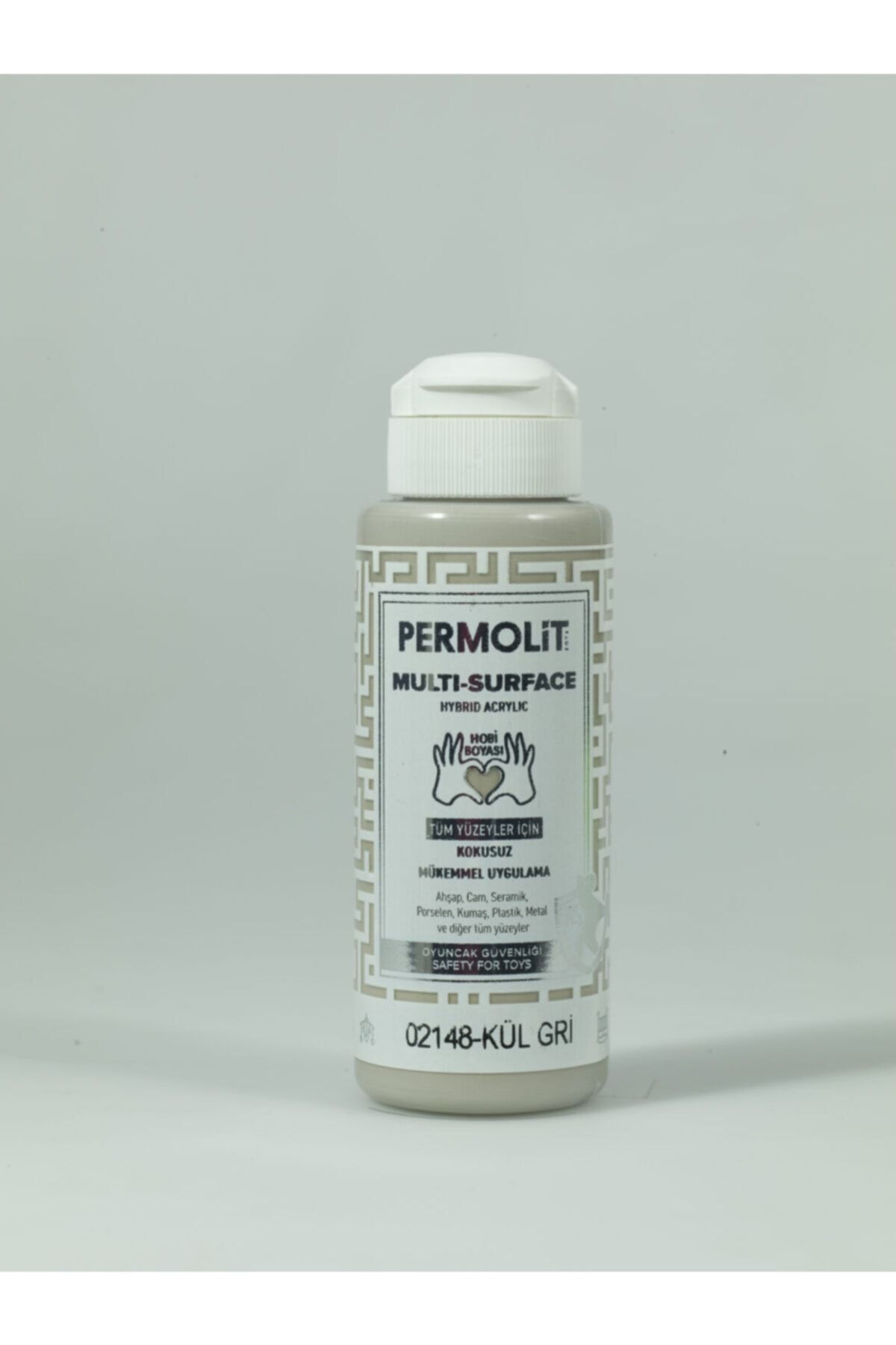 Permolit Multi Ahşap Cam Taş Seramik Hobi Boyası Bebek Pembesi 120 Ml