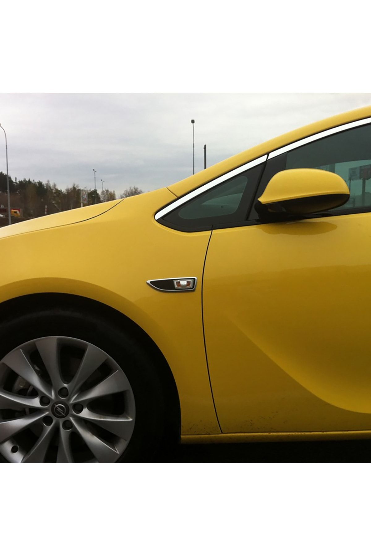 GARDENAUTO Opc Opel Corsa E Uyumlu Sağ Ve Sol Çamurluk Sinyal Çerçeve Takımı