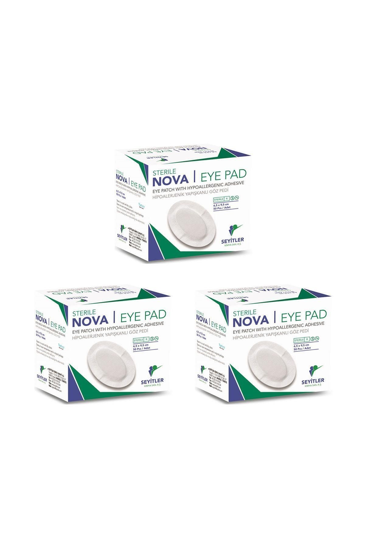 Nova Ped Yetişkin Göz Kapama Bandı Göz Pedi 6,5x9,5cm 150 Adet
