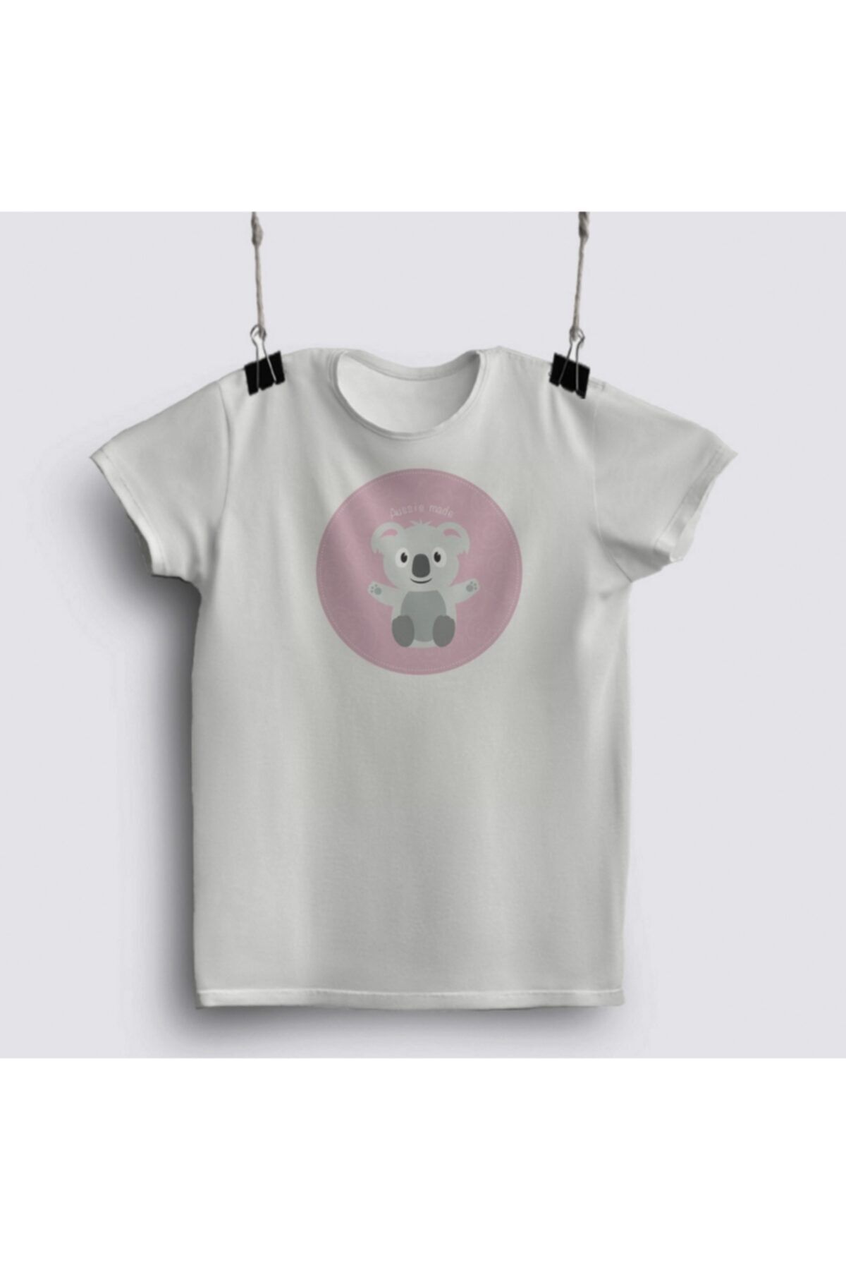 Fizello Cute Aussie Kids Design Pink Koala T-shirt