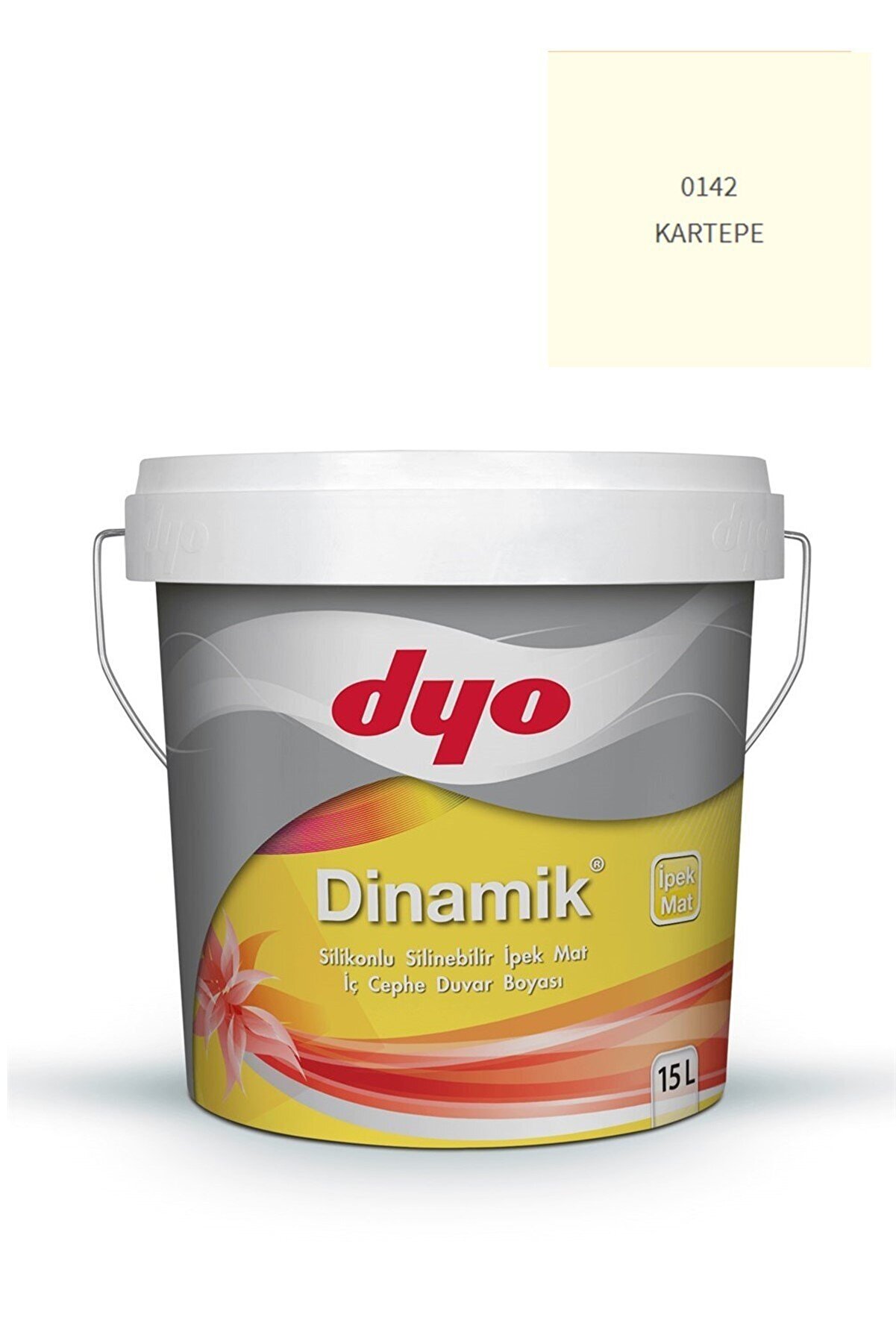 Dyo Dinamik Silikonlu Silinebilir Ipek Mat Iç Cephe Duvar Boyası 0142 Dyo Dinamik Silikonlu Silinebilir Ipek Mat Iç Cephe Duvar Boyası 0142