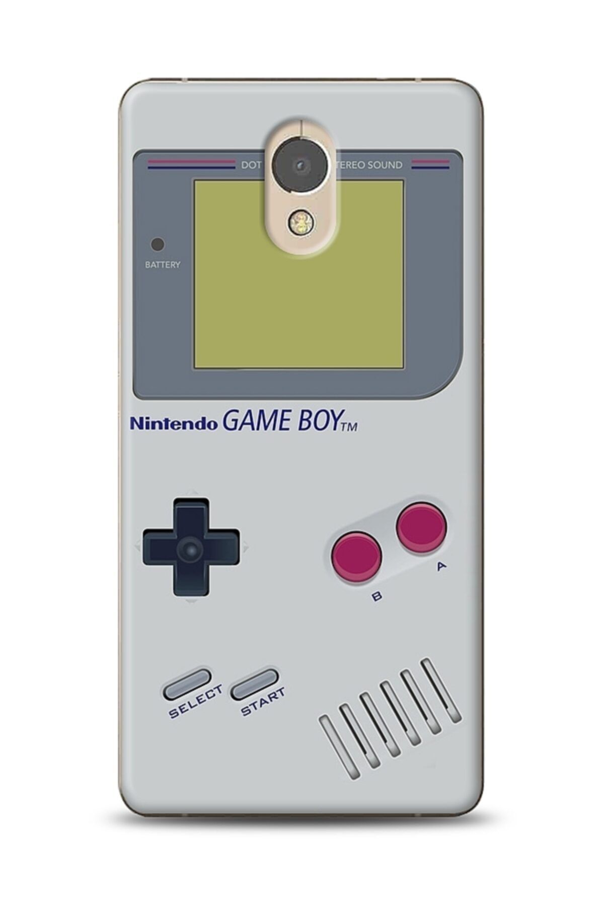 Mobilcadde Lenovo P2 Game Boy Resimli Kılıf