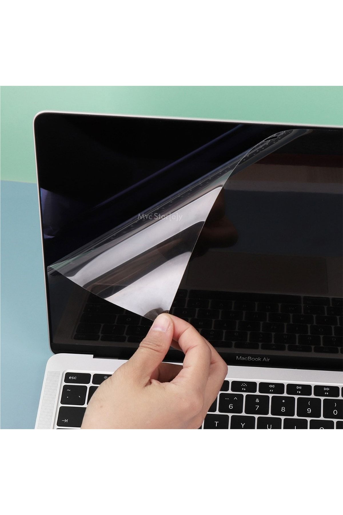 Mcstorey Macbook Air Ekran Koruyucu (ESKİ USB'Lİ MODEL 2010-2017) A1369 A1466 Ile Uyumlu 0.2mm Anti Scratch