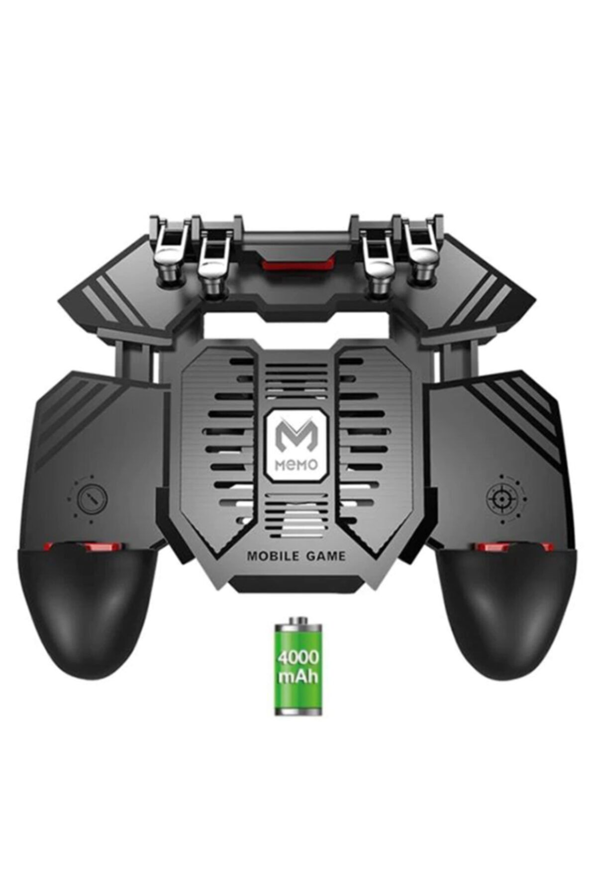 Ally Mobile Memo Ak77 Fanlı Dört Tetik Mobil Oyun Aparatı - Pubg Usb Şarjlı (orjinal Memo)