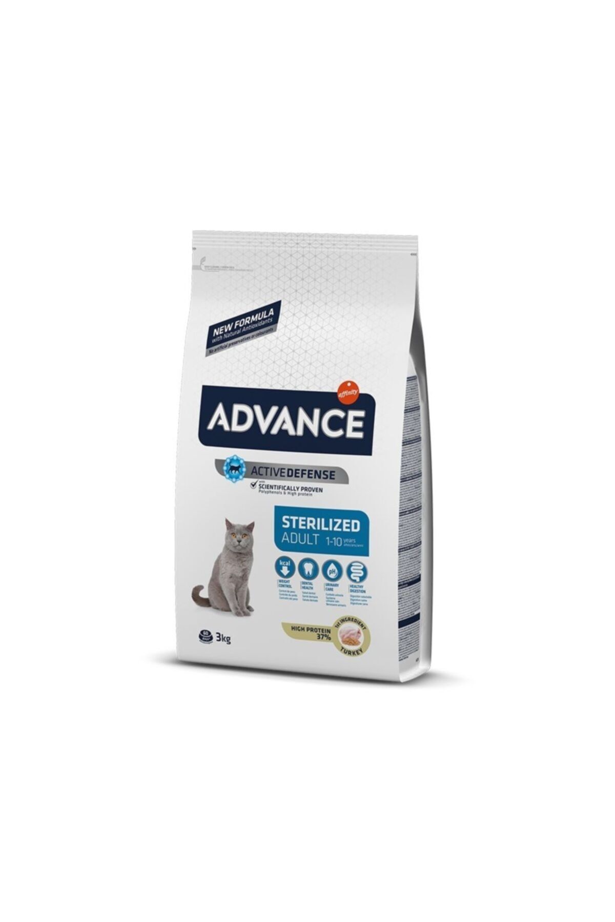 Advance Kısırlaştırılmış Kedi Hindili Kedi Maması 3 kg Fiyatı