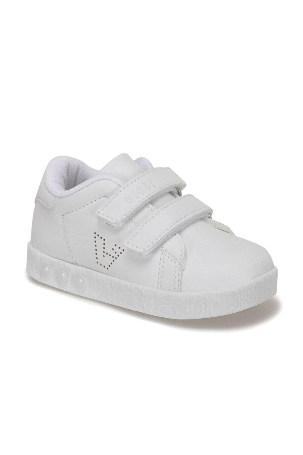 Vicco 313.E19K.100 Beyaz Kız Çocuk Yürüyüş Ayakkabısı 100578868
