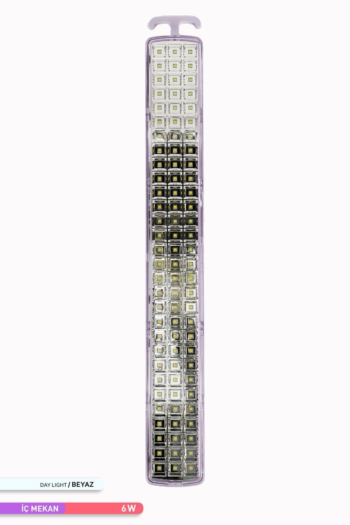 Ack 90 Led'li Şarj Edilebilir Işıldak Acil Durum Aydınlatması, Kamp Lambası 6w