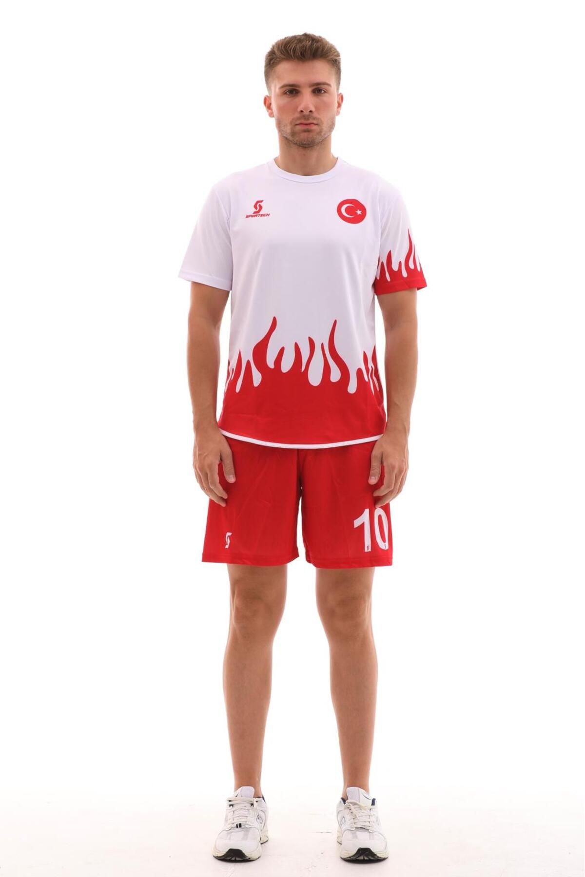 Genel Markalar R0120 Alevli Türkiye Forma Takımı (TEK KELİME İSİM YAZILIR)