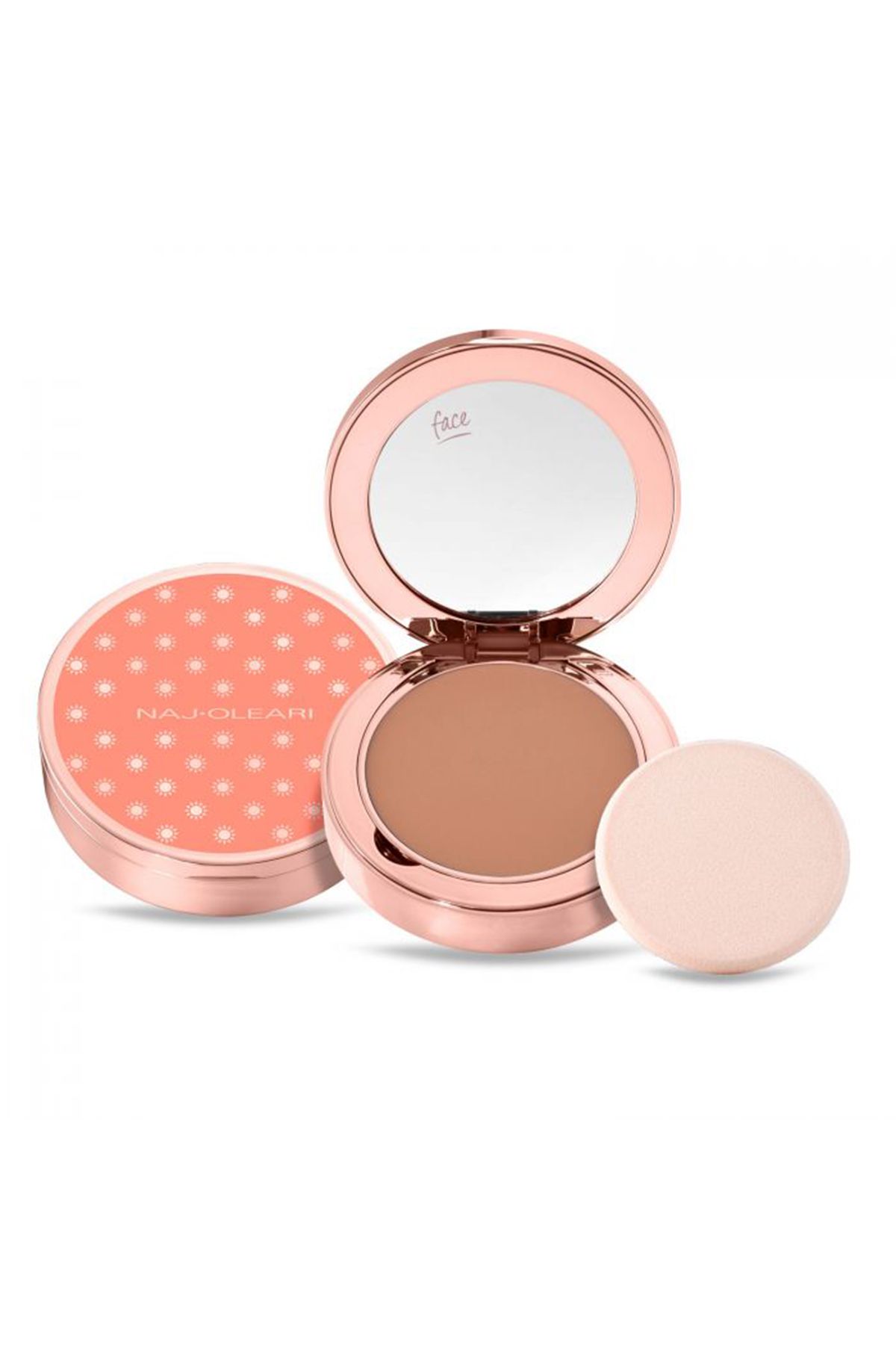 Naj Oleari Sun Addiction Foundation 03-Güneşten korunmuş bir cilt için SPF 15 içeren krem kompakt fondöten