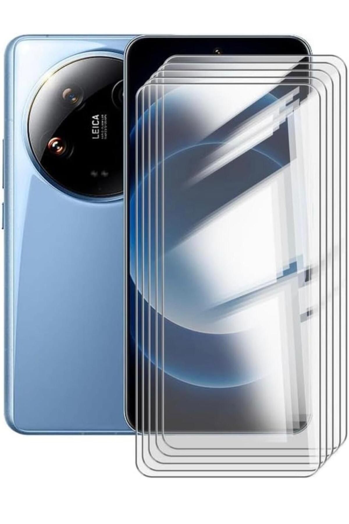Sphone Xiaomi Mi 14 Ultra Ekran Koruyucu Esnek Kırılmaz Cam Filmi Nano Çizilmez Şeffaf Tam Kaplar Ekran Cam