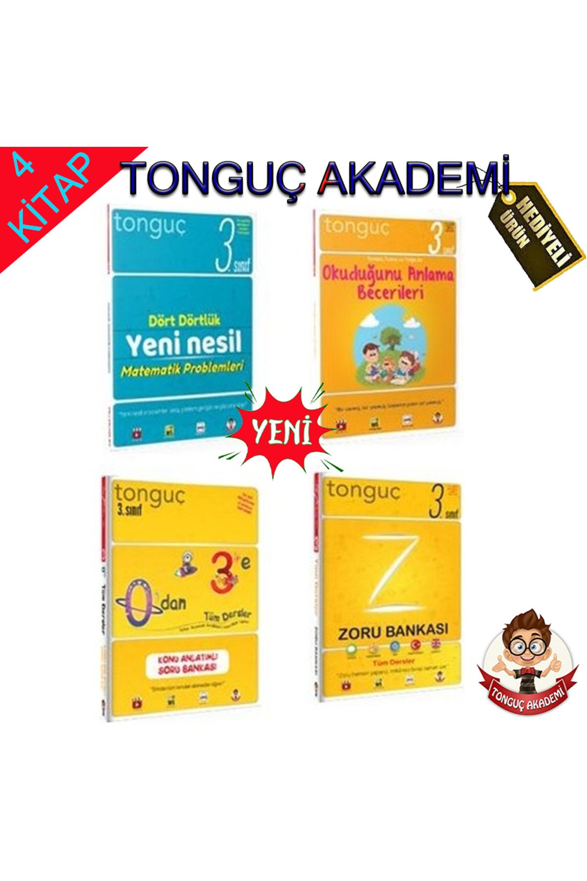 Tonguç Yayınları Tonguç 3. Sınıf Tüm Dersler Set