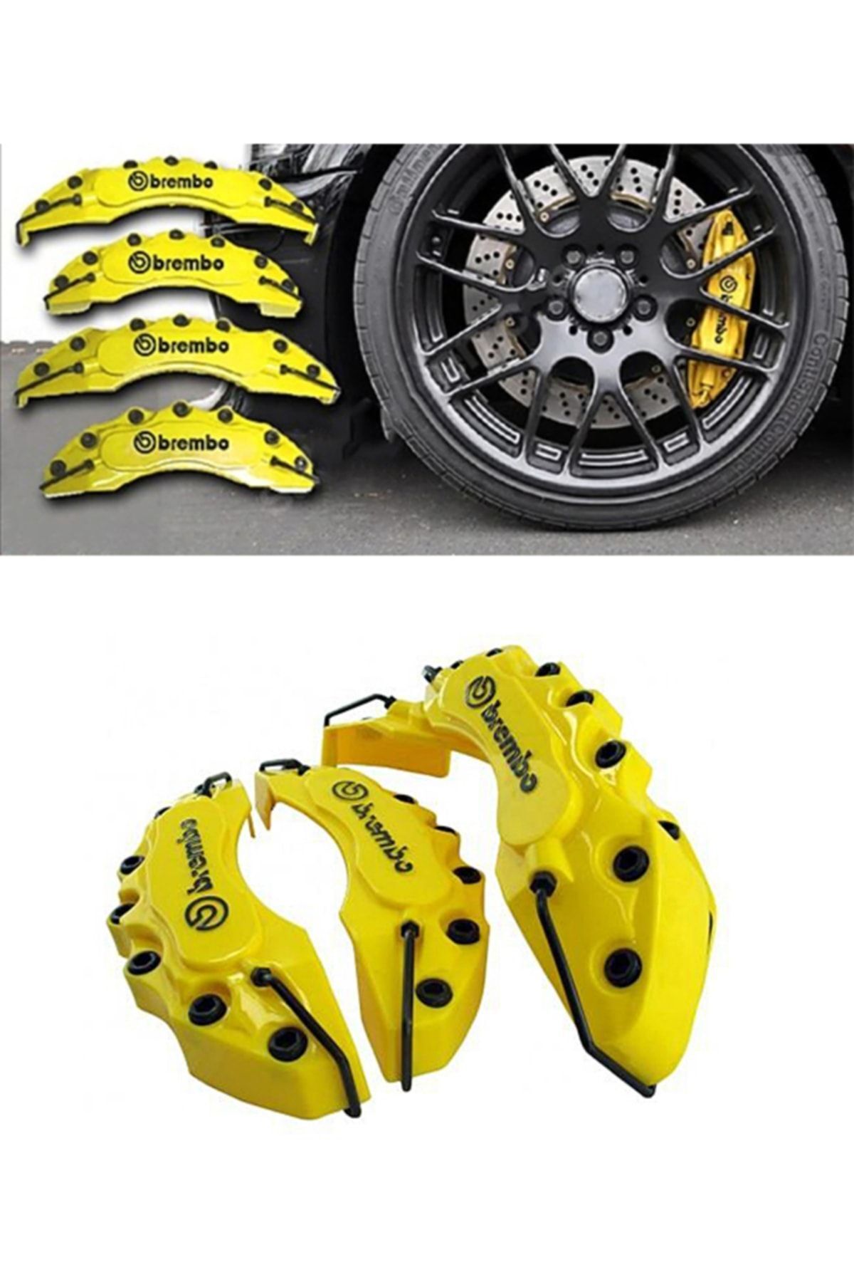 MeyZone Brembo Sarı Fren Disk Kaliper Kapağı 4'lü Set