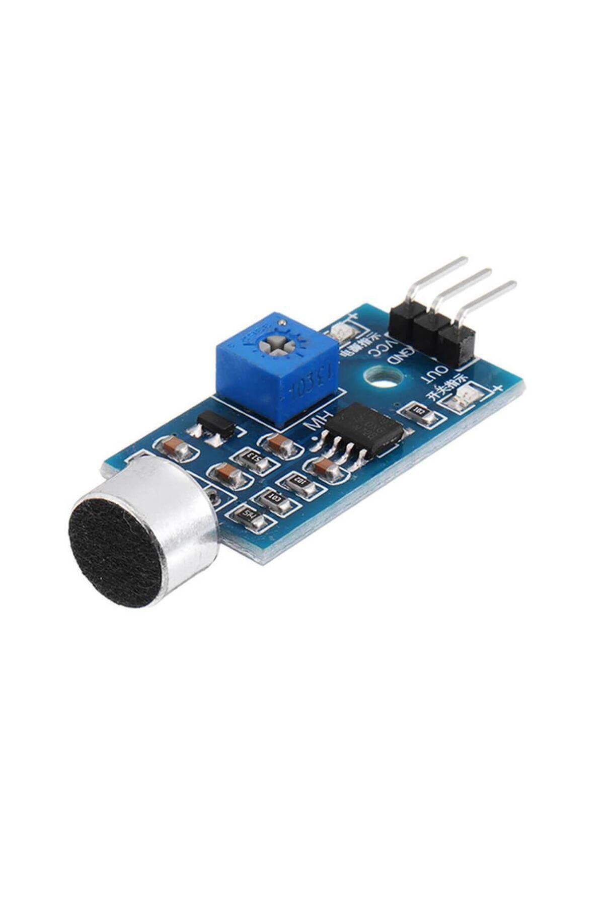 Koodmax - 5 Adet - Arduino Ses Sensör Kartı - Mikrofon Sensörü