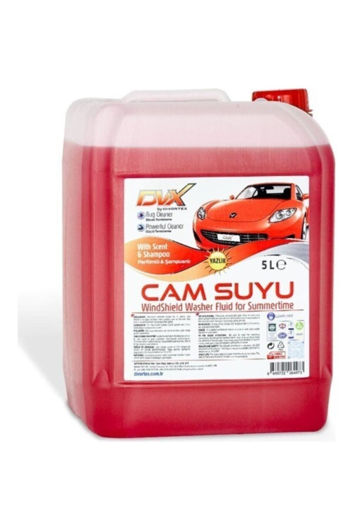Divortex Şampuanlı Yazlık Cam Suyu 5 Lt