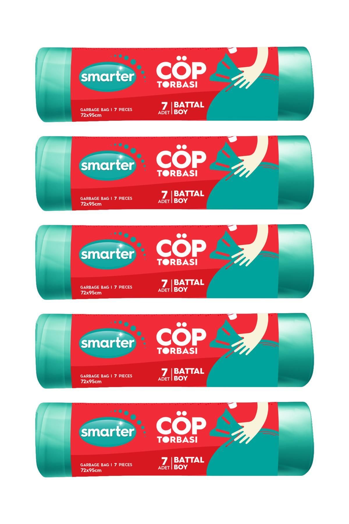 SMARTER 5 Li Battal Boy Çöp Torbası ( Çöp Poşeti )