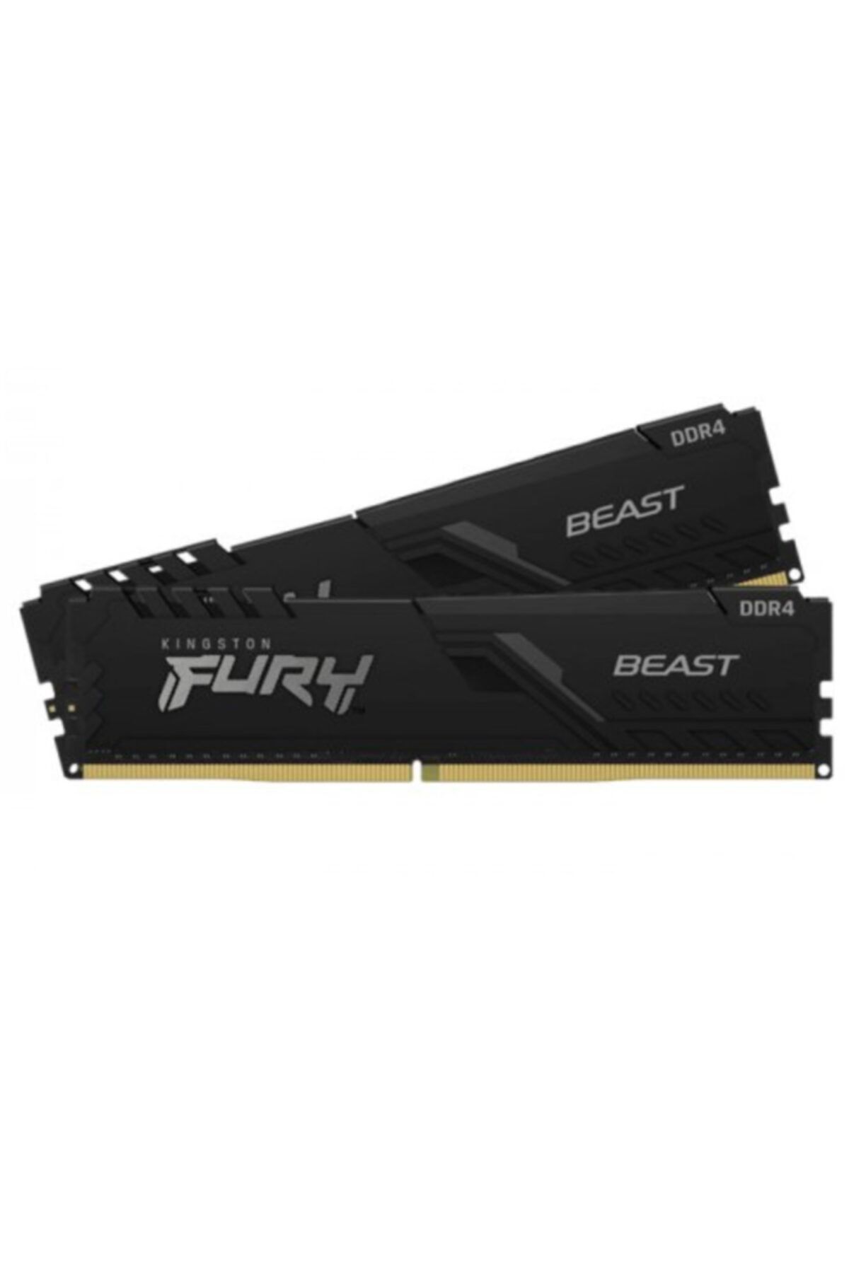 Kingston 32 Gb (2x16gb) Ddr4 3200mhz Kıngston Fury Beast Cl16 Sıyah (kf432c16bbk2/32) KF432C16BBK2/32