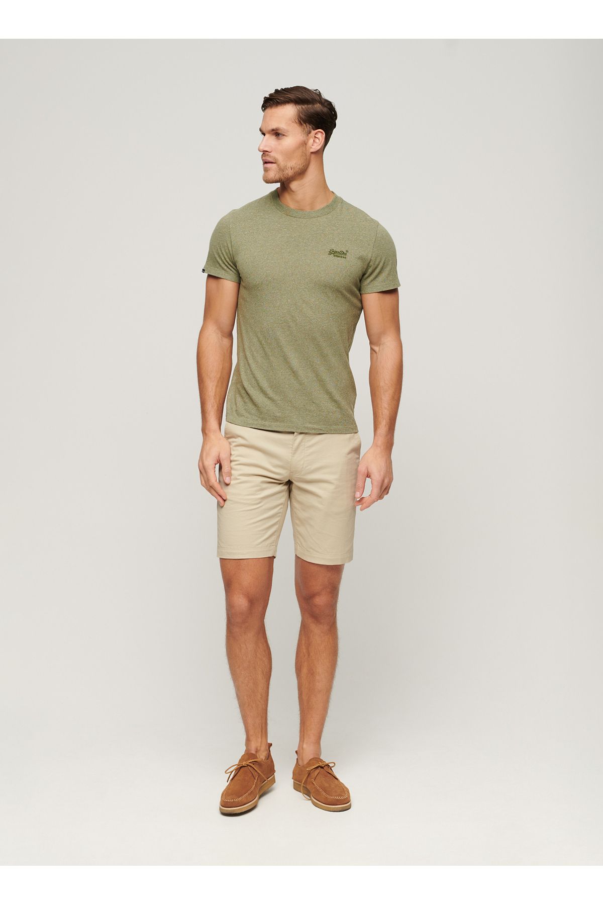 SUPERDRY Normal Bej Erkek Şort M7110422A8PV_STRETCH CHINO SHORT