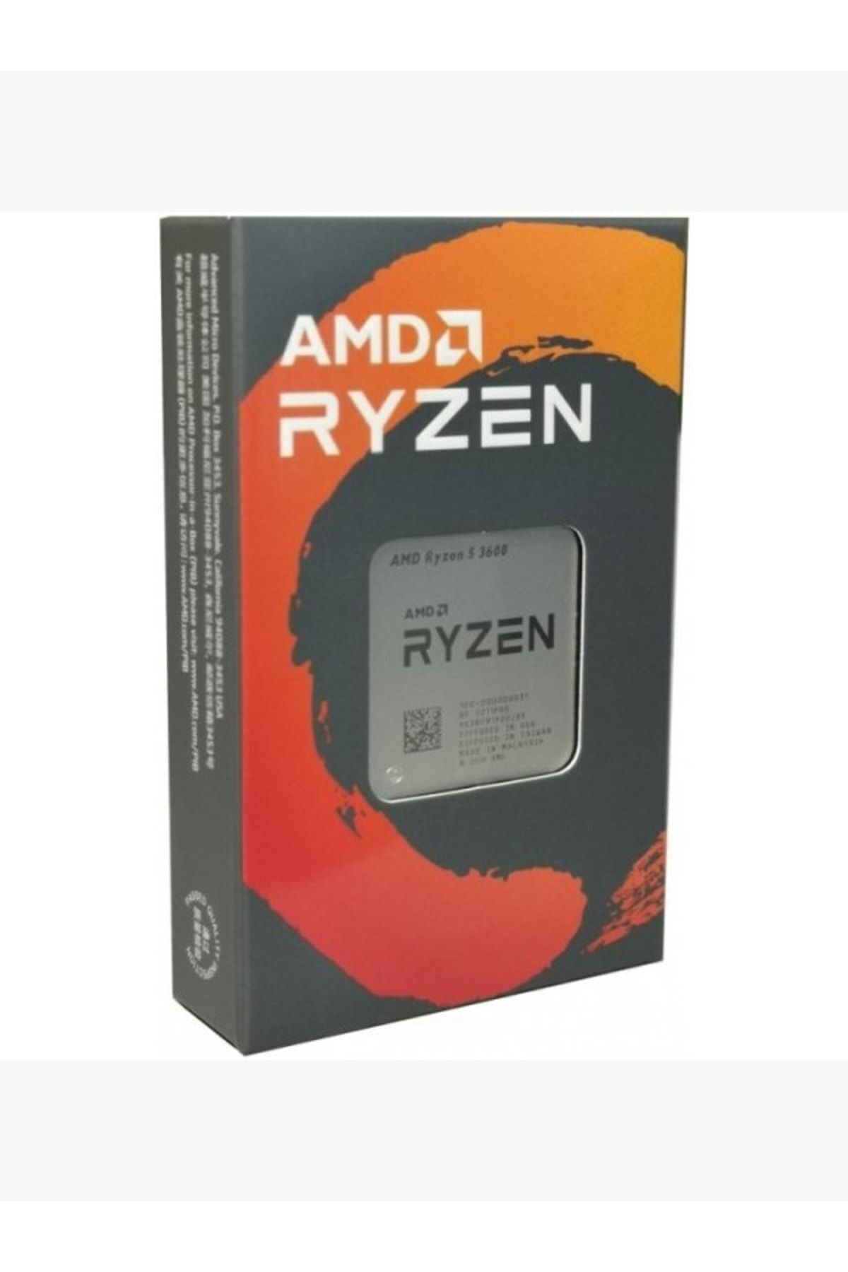 Amd Ryzen™ 5 3600 3.6ghz (turbo 4.2ghz) 6 Core 12 Threads 35mb Cache Am4 Işlemci - Kutulu - Fan Yok