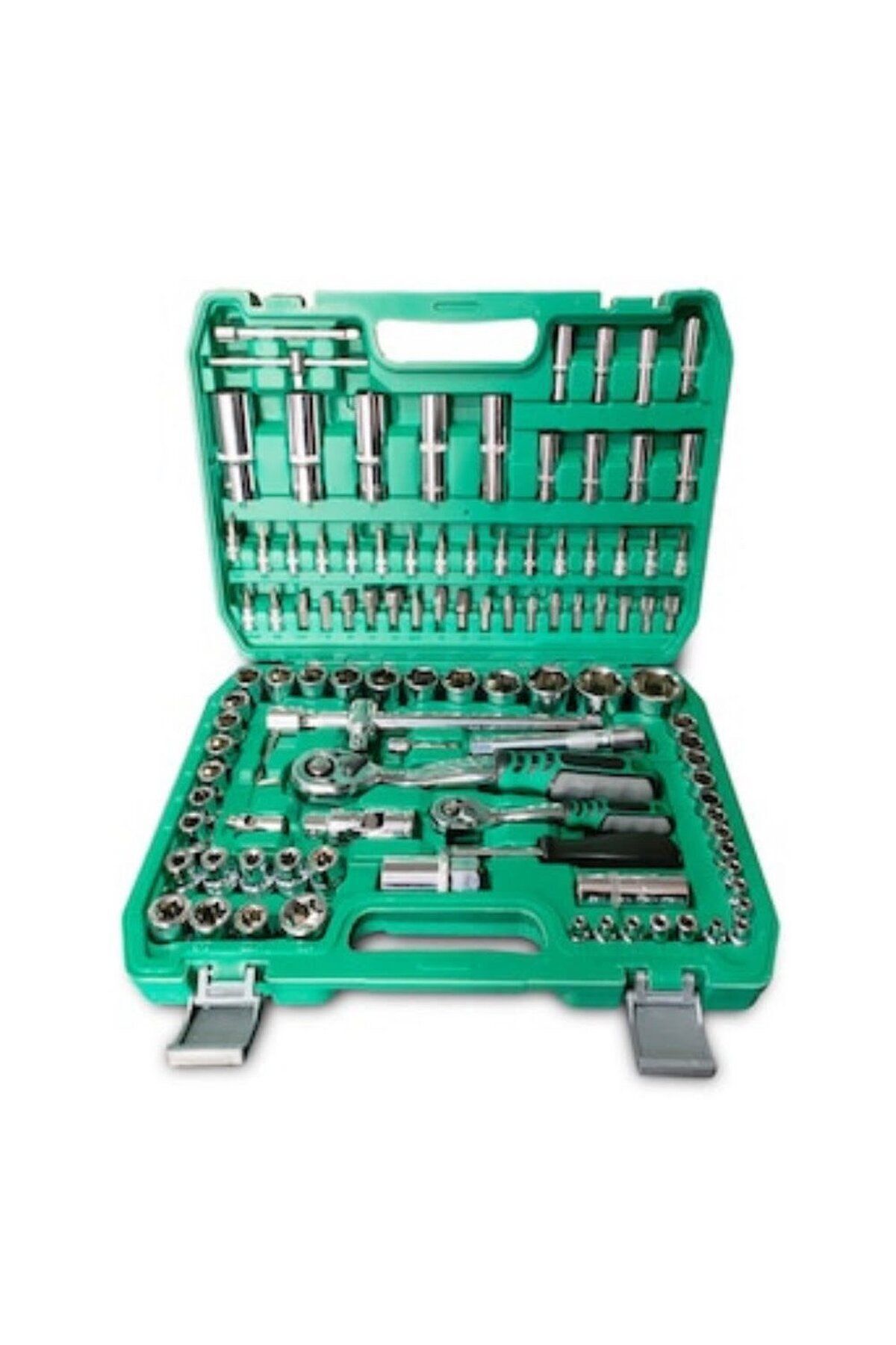STANVOLT 108 Parça Profesyonel 1/2 Ve 1/4 Cırcırlı Lokma Anahtar Takımı Bits Uç Seti