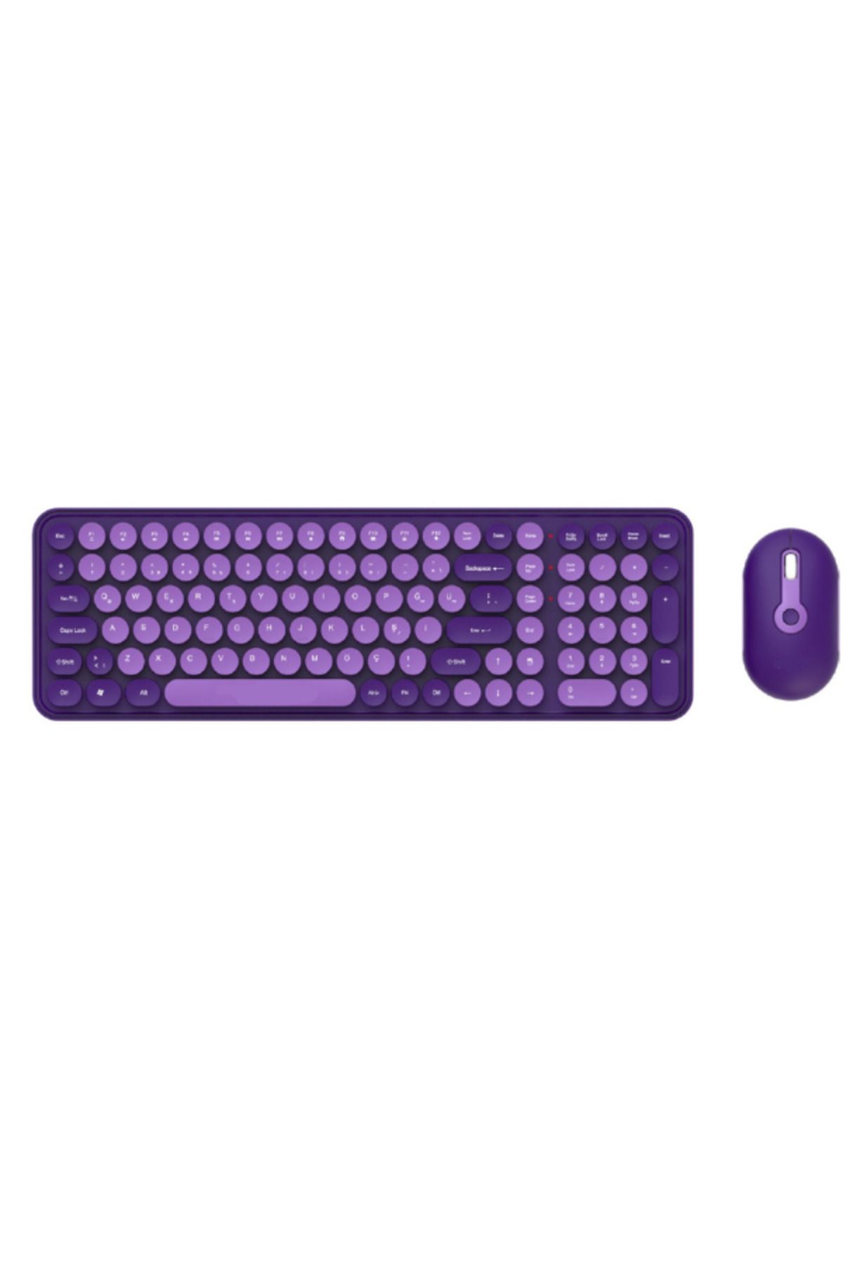 ATAsoft ELEKTRONİK Since 2021 BKB6  Ev Ofis İş Yeri 2.4 GHz Daktilo Kablosuz Klavye Mouse Seti