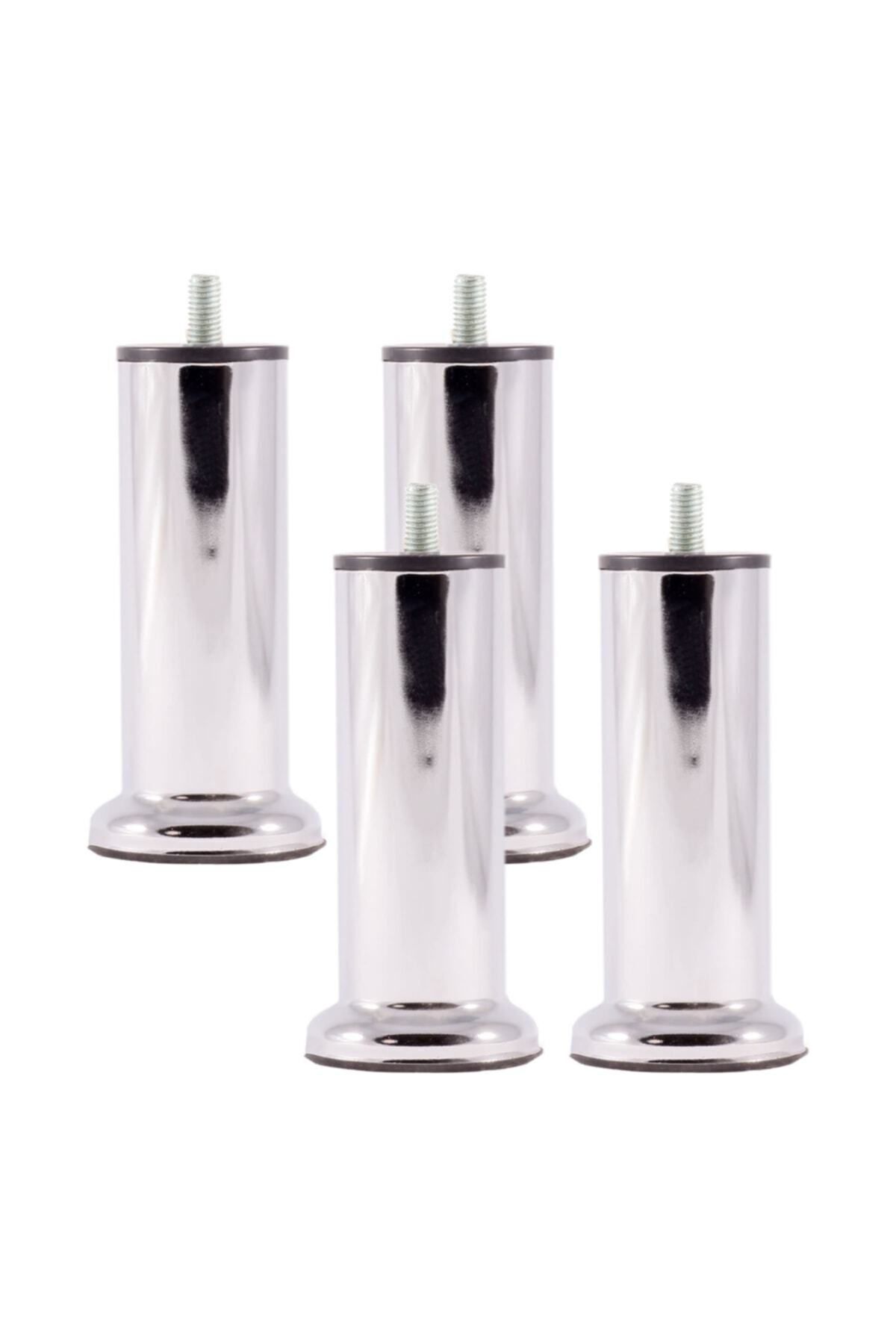 Adem Koç 15 Cm Baza Ayağı Koltuk Ayağı Kanepe Ayağı Civatalı 3/8" (kalın Diş) (4 Adet)