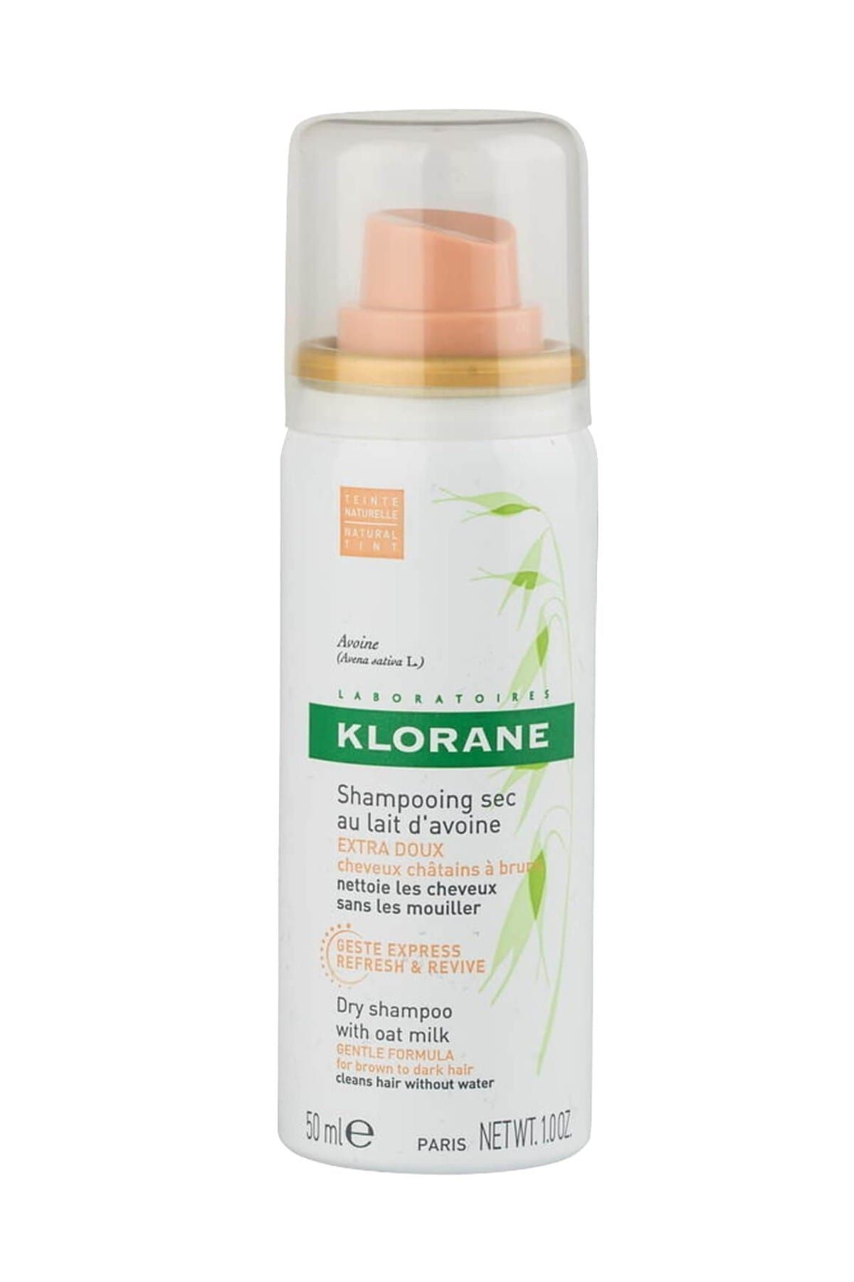 Klorane Shampooing Sec Extra-doux Au Lait D'avoine Teınte 50 ml - Yulaf Sütlü Renkli Kuru Şampuan (s