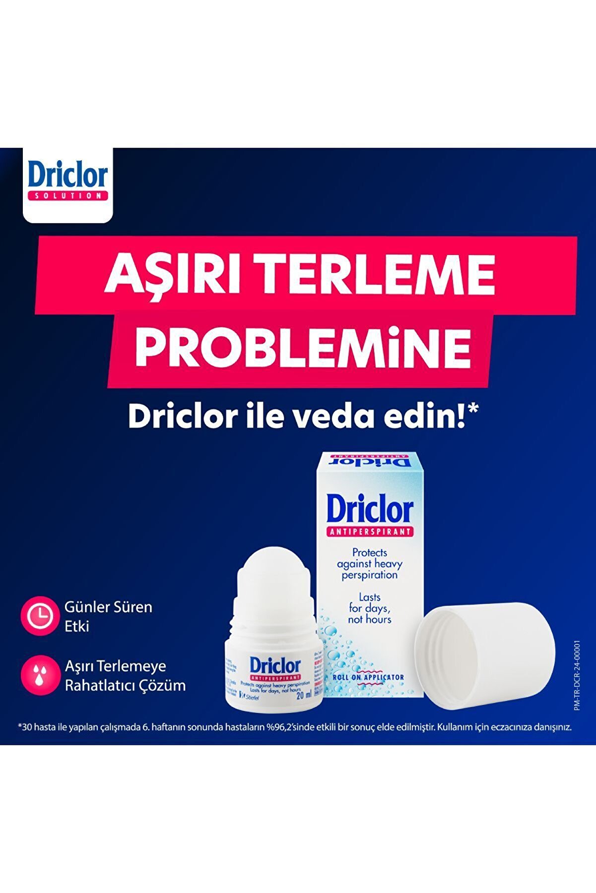 Driclor Aşırı Terleme Önleyici Antiperspirant Rollon 20ml Fiyatı