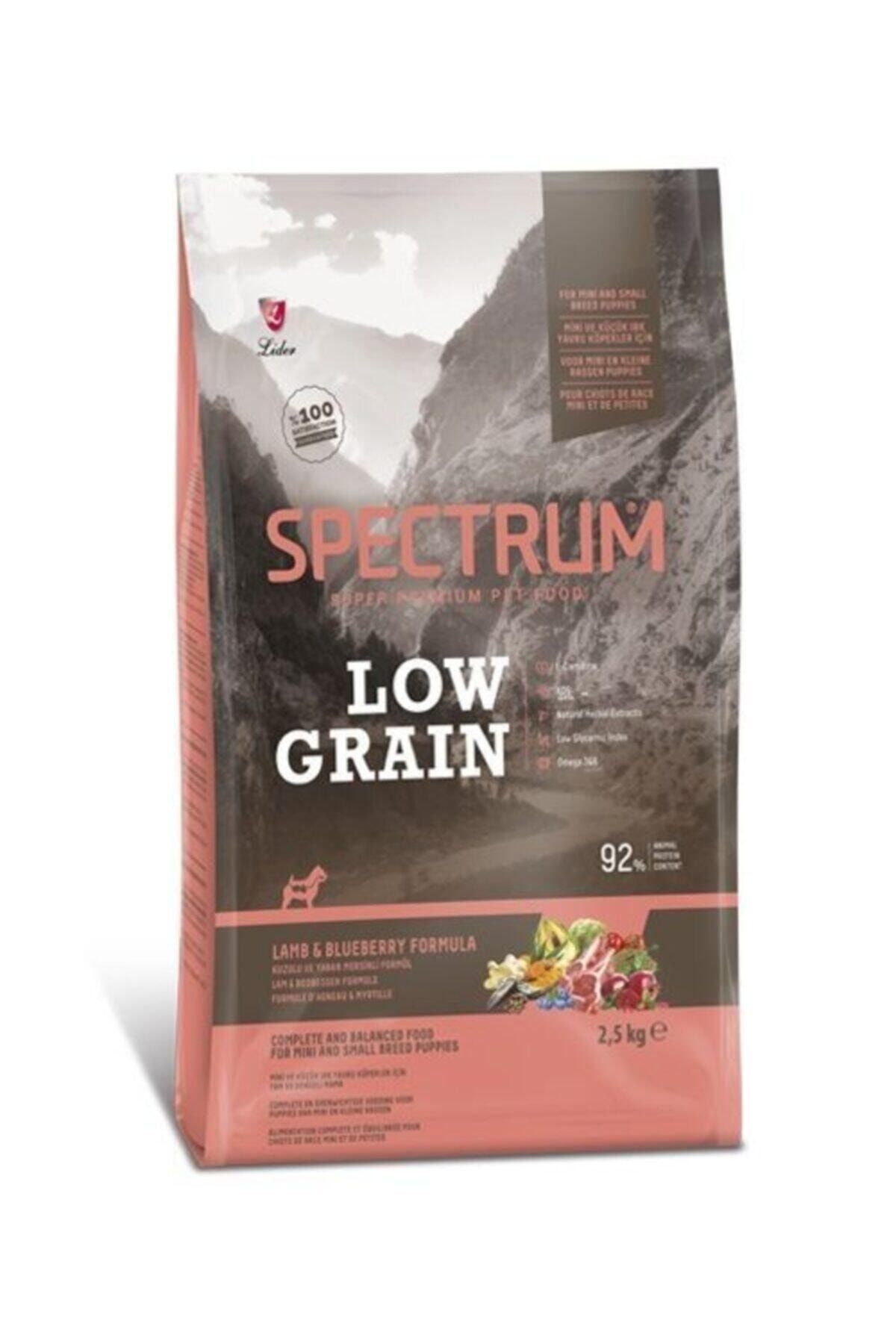 Spectrum Mini Puppy Low Graın Kuzu-yaban Mersini 2,5kg