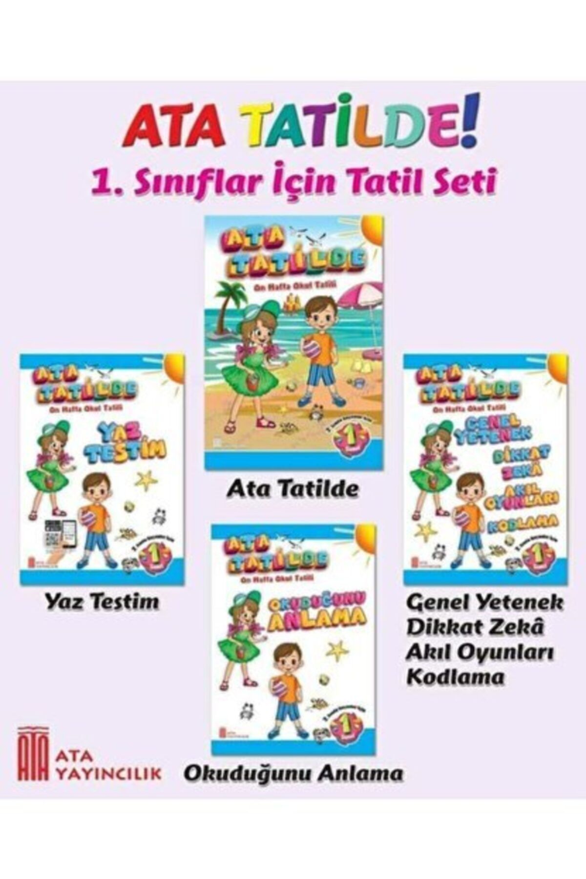 Ata Yayıncılık 1. Sınıf Ata Yaz Tatili Seti (4 Lü)