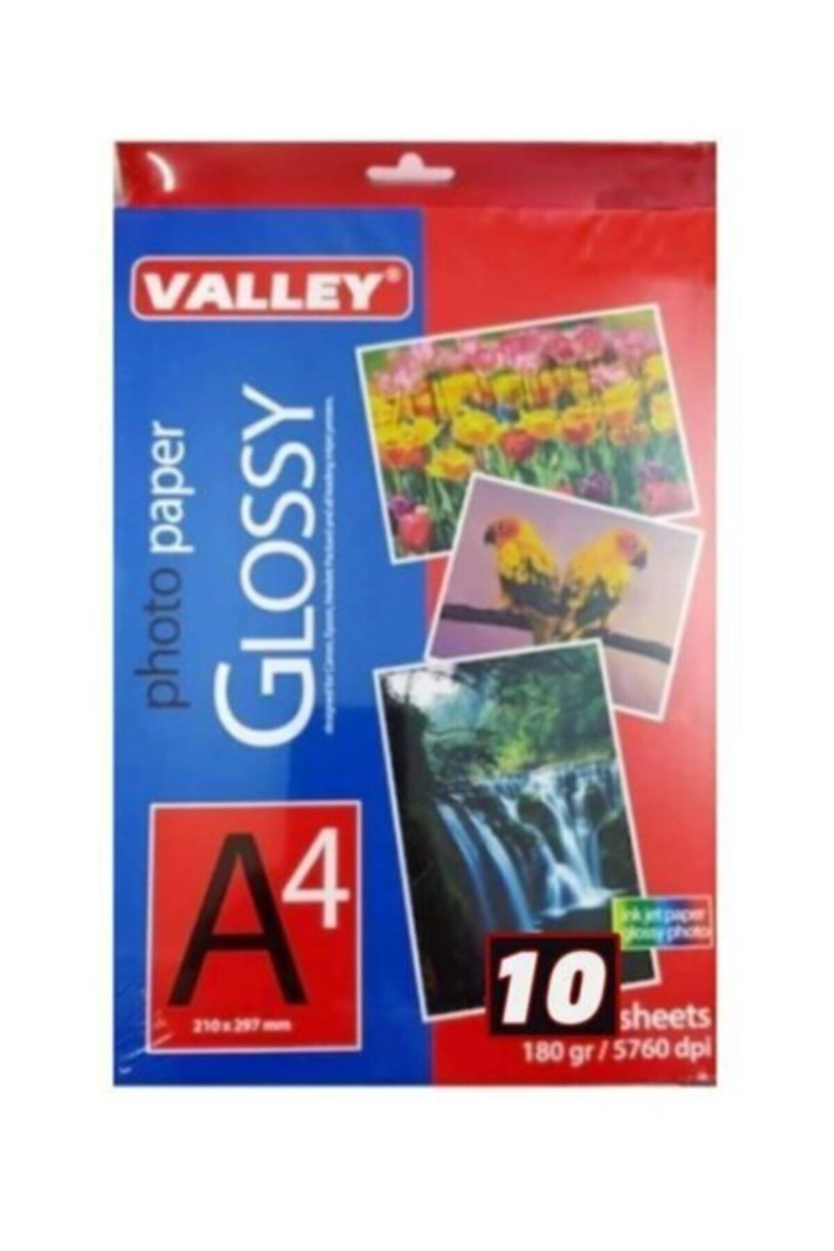 Valley Glossy A/4 Fotoğraf Kağıdı 240 Gr 10'lu Paket