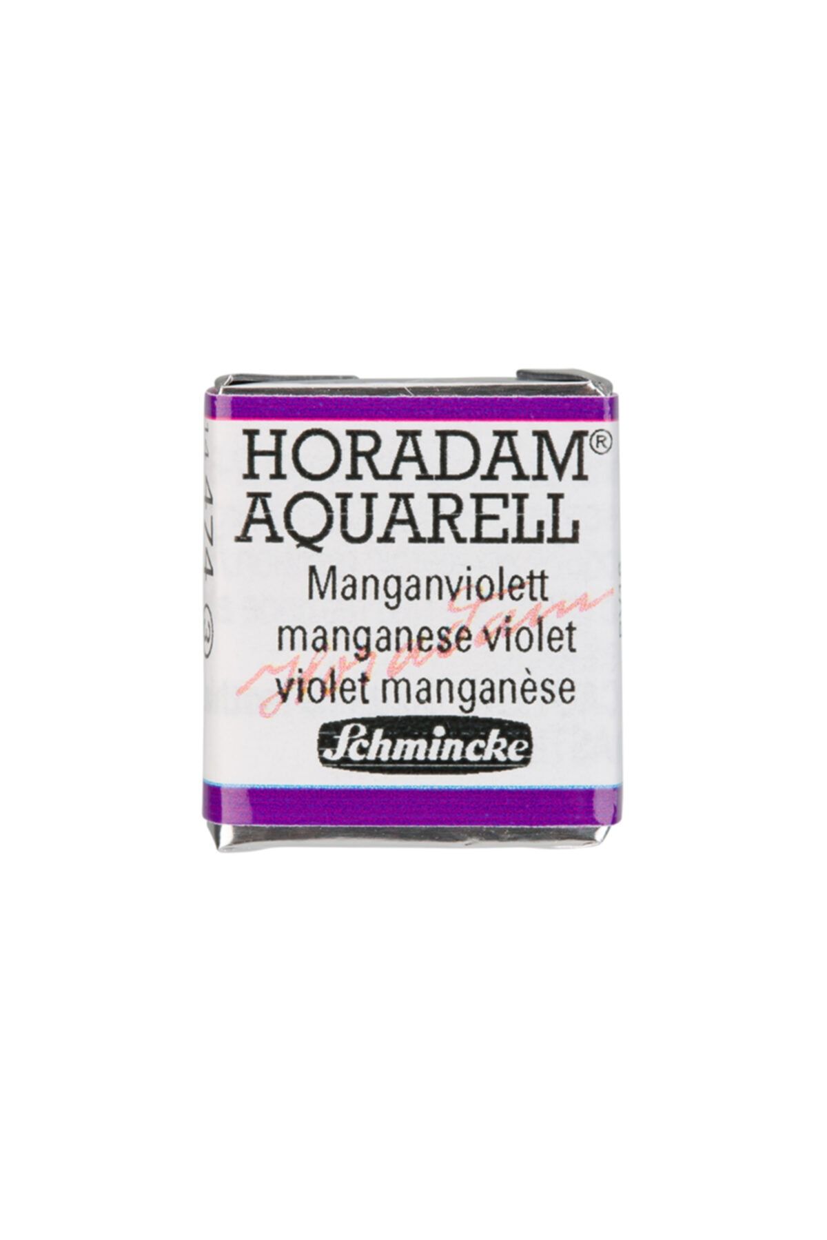 Schmincke Horadam  Yarım Tablet Sulu Boya Manganese Violet