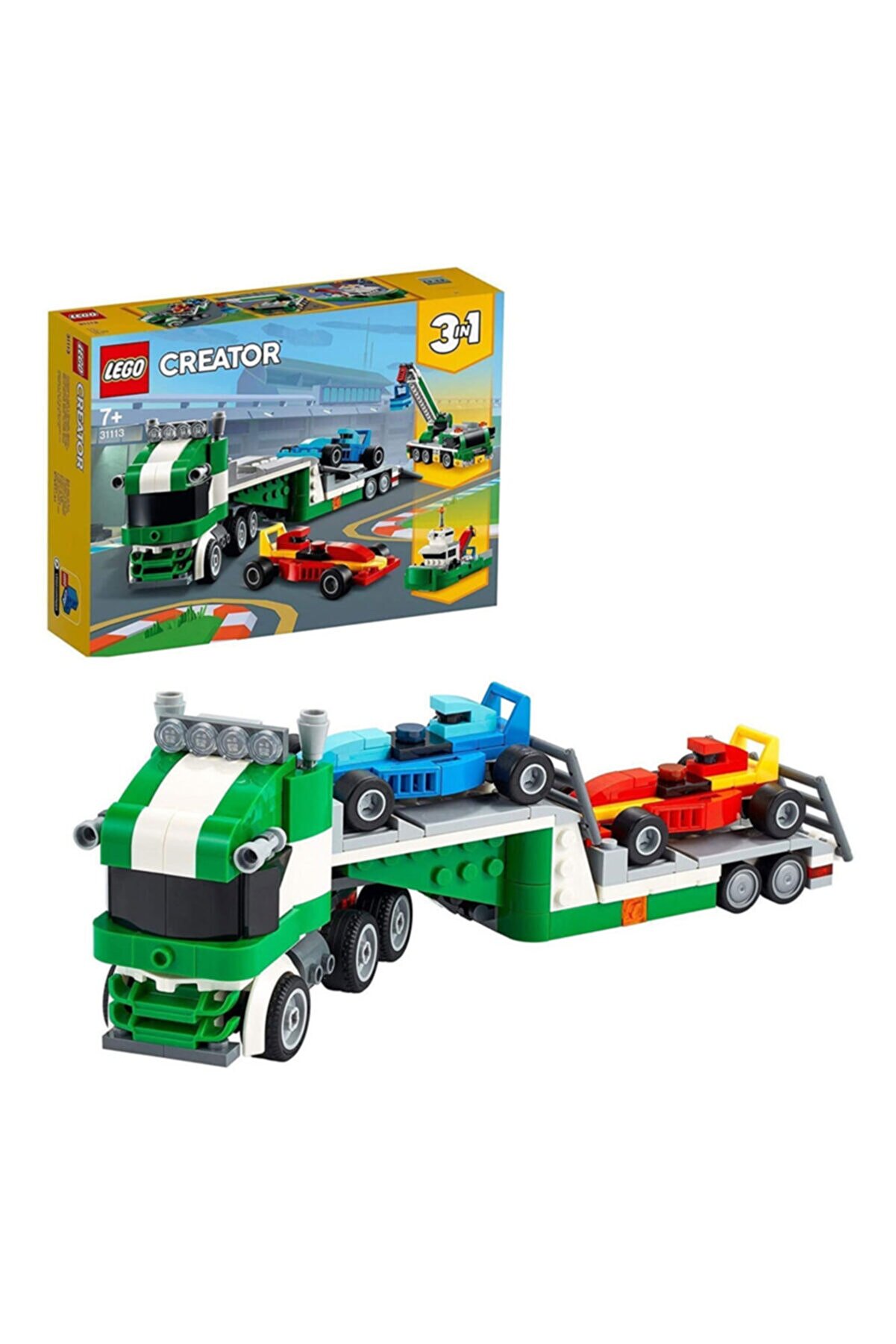 LEGO Creator 3'ü 1 Arada Yarış Arabası Taşıyıcı 31113