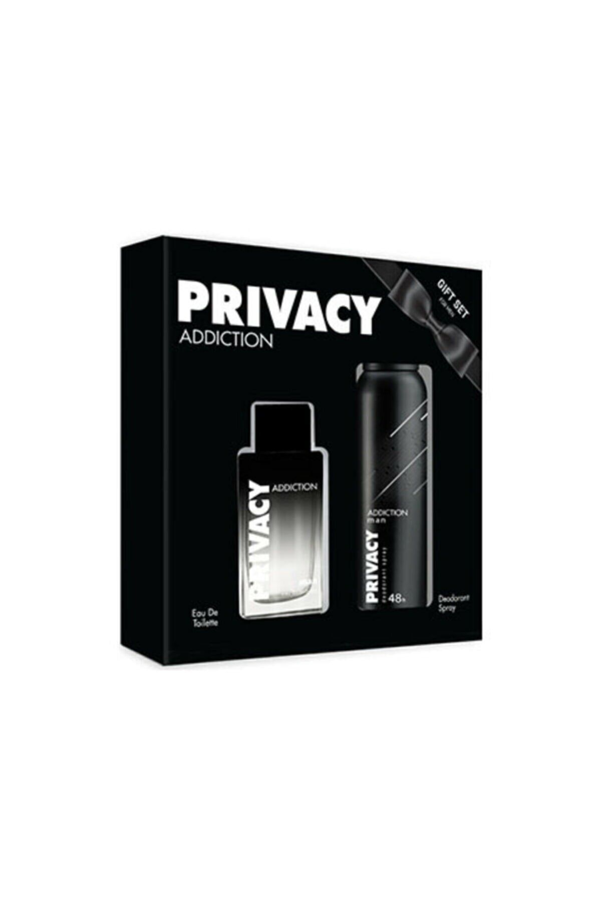 Privacy Addiction Erkek Parfüm Seti Edt 100ml + Deodorant 150ml Men Kofre Set