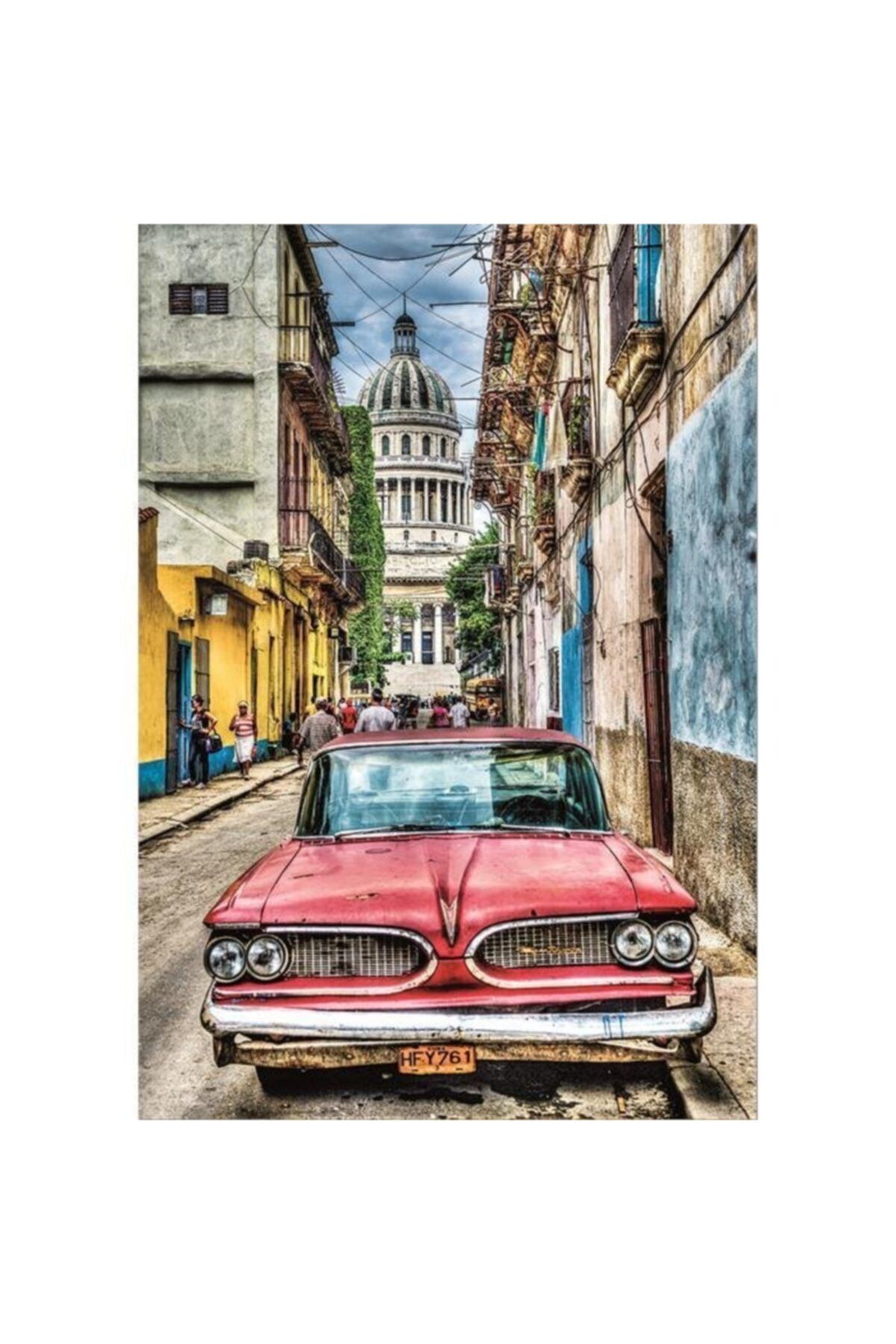 EDUCA Vintage Car In Old Havana 1000 Parça Puzzle