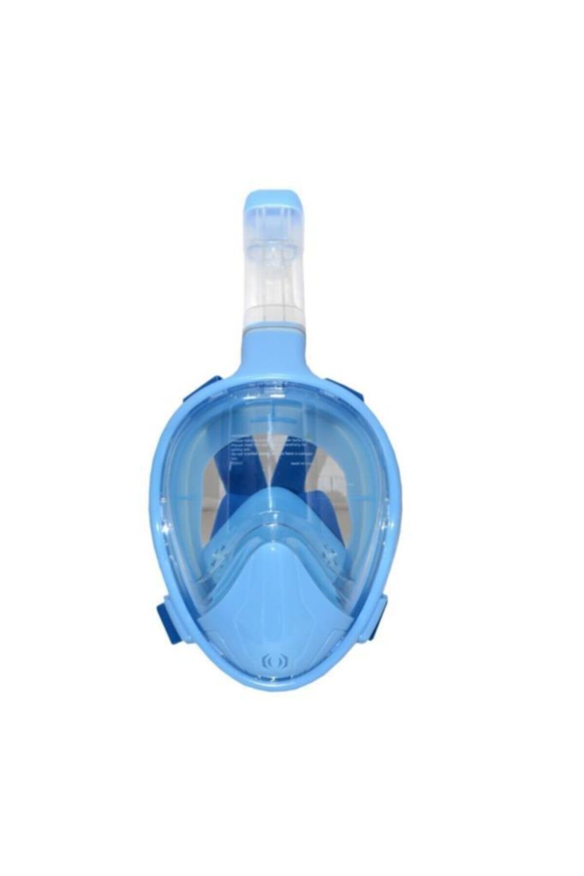 Kızılkaya Oyuncak Tam Yüz Şnorkel Dalış Maskesi, 180° Panoramik Görüntüleme Anti-sis, Anti-sızıntı Çantalı Mavi Xs