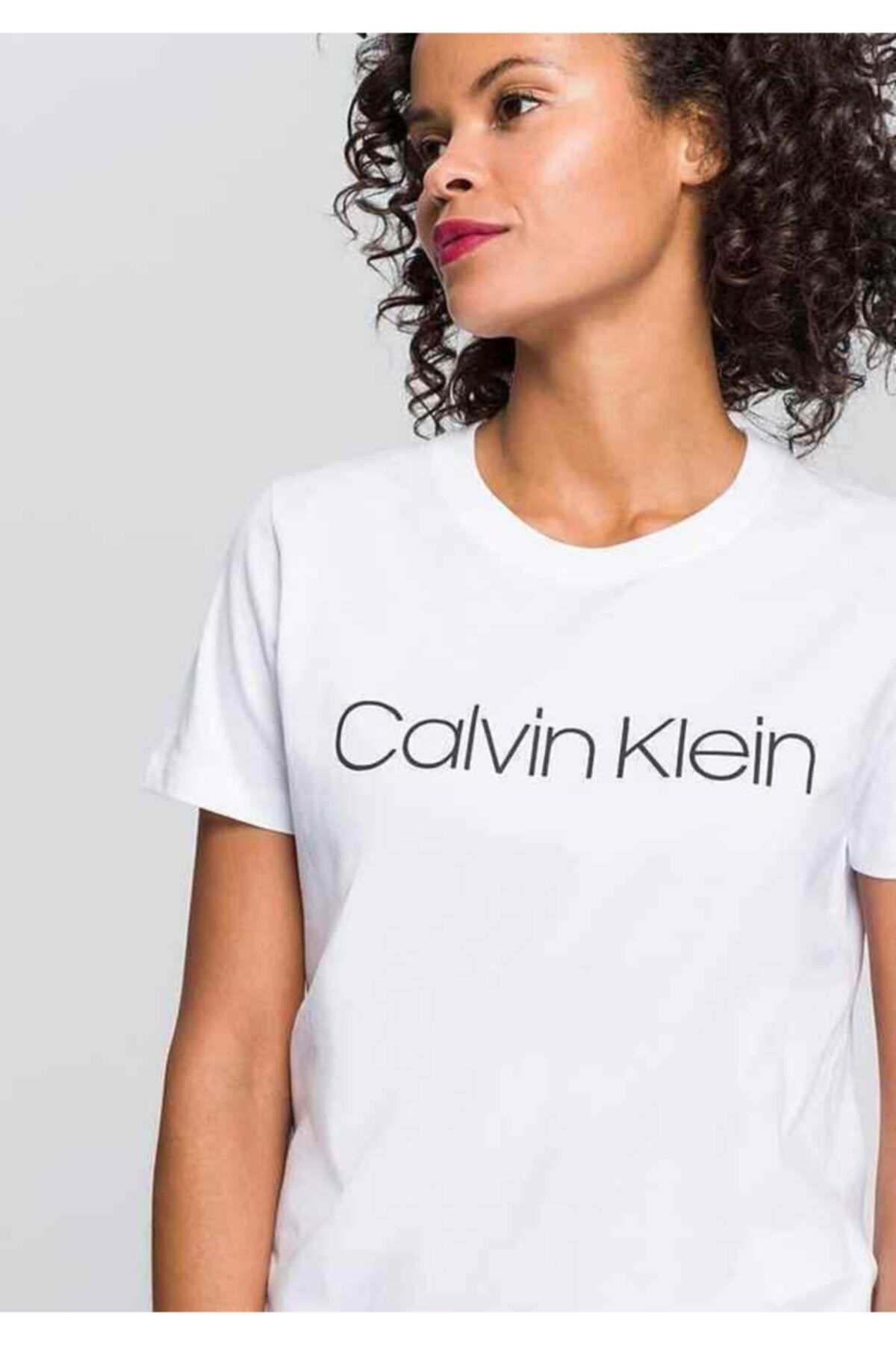 Calvin Klein Crew Neck Woman's Kadın T-shirt