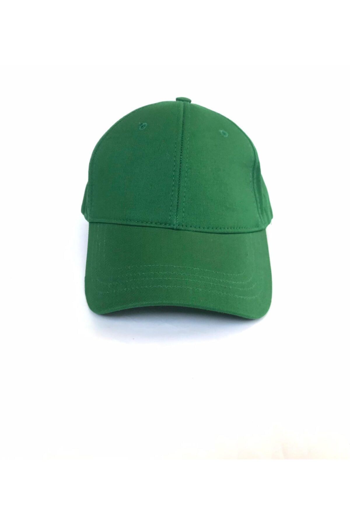 salarticaret Unisex Koyu Yeşil Spor Arkası Cırtlı Ayarlanabilir Şapka 55-60 Cm