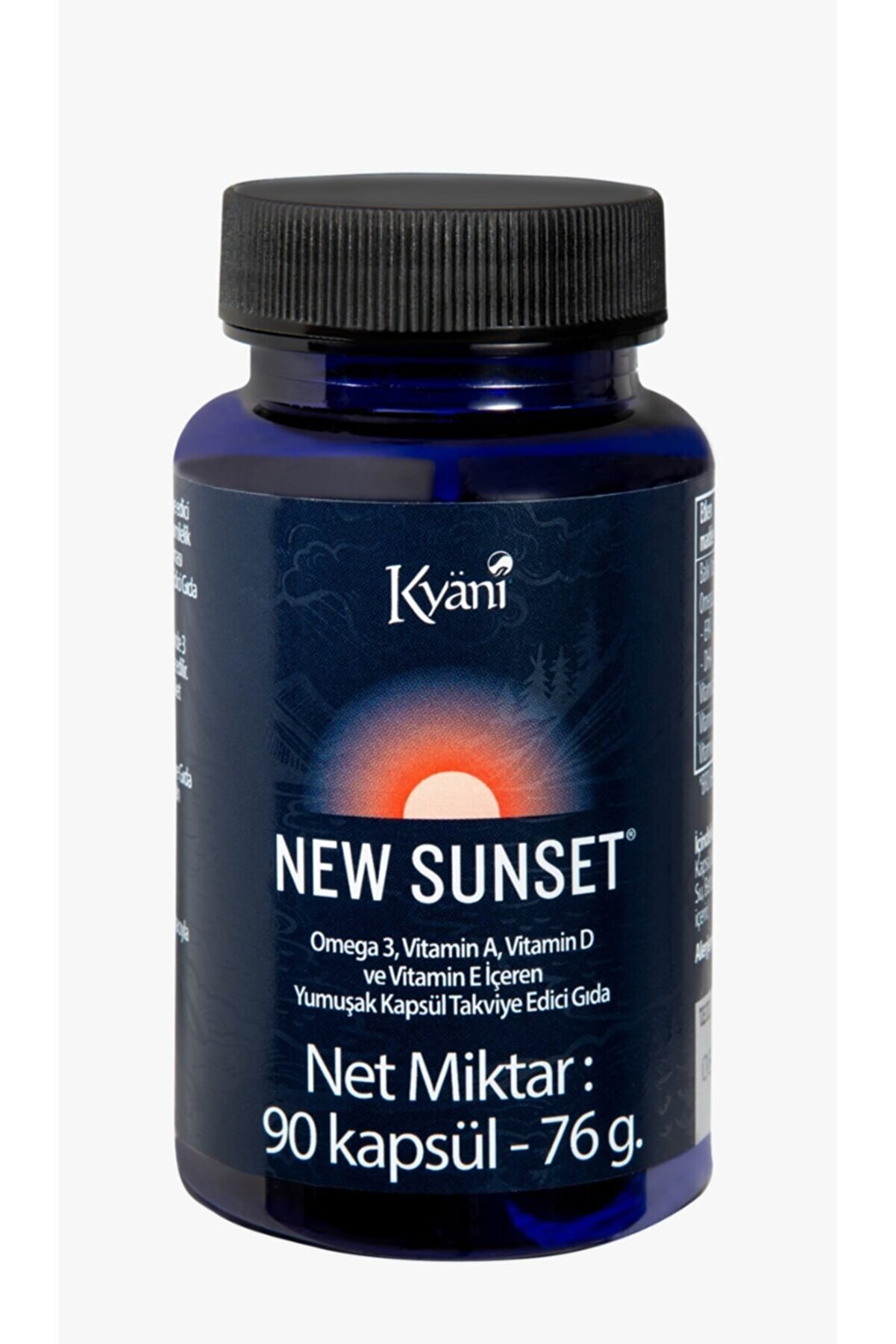 Kyani Kyani Sunset Omega 3, Vitamin A , Vitamin D, Ve Vitamin E Içeren