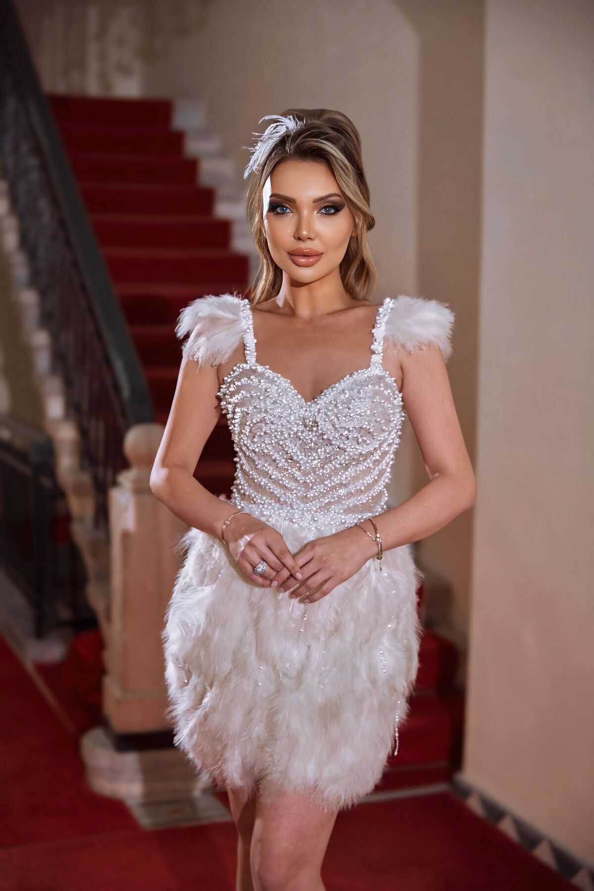 dizayn tekstil AFTER PARTY DRESS - After Parti Elbisesi - TÜYLÜ