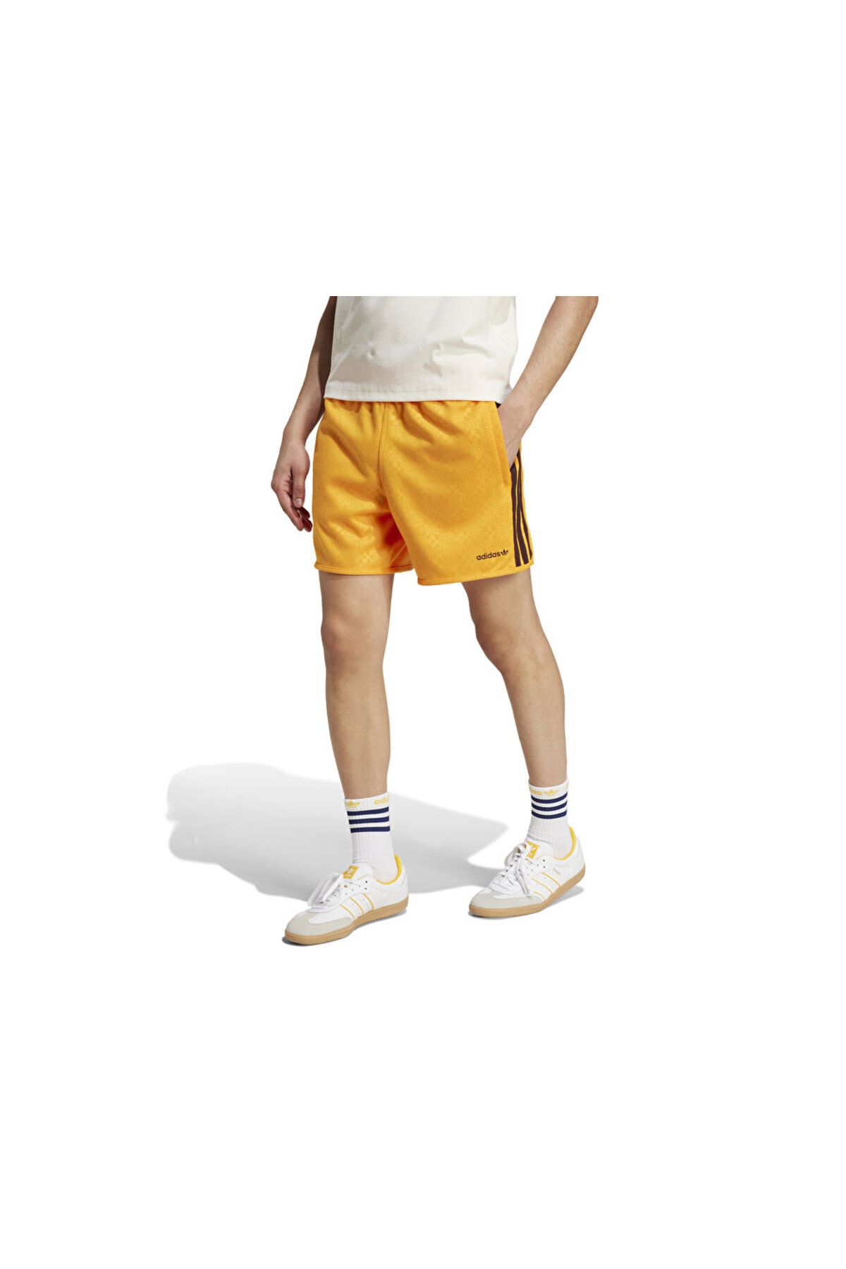 adidas 80S Knit Sprint Erkek Günlük Şort JC6514 Sarı