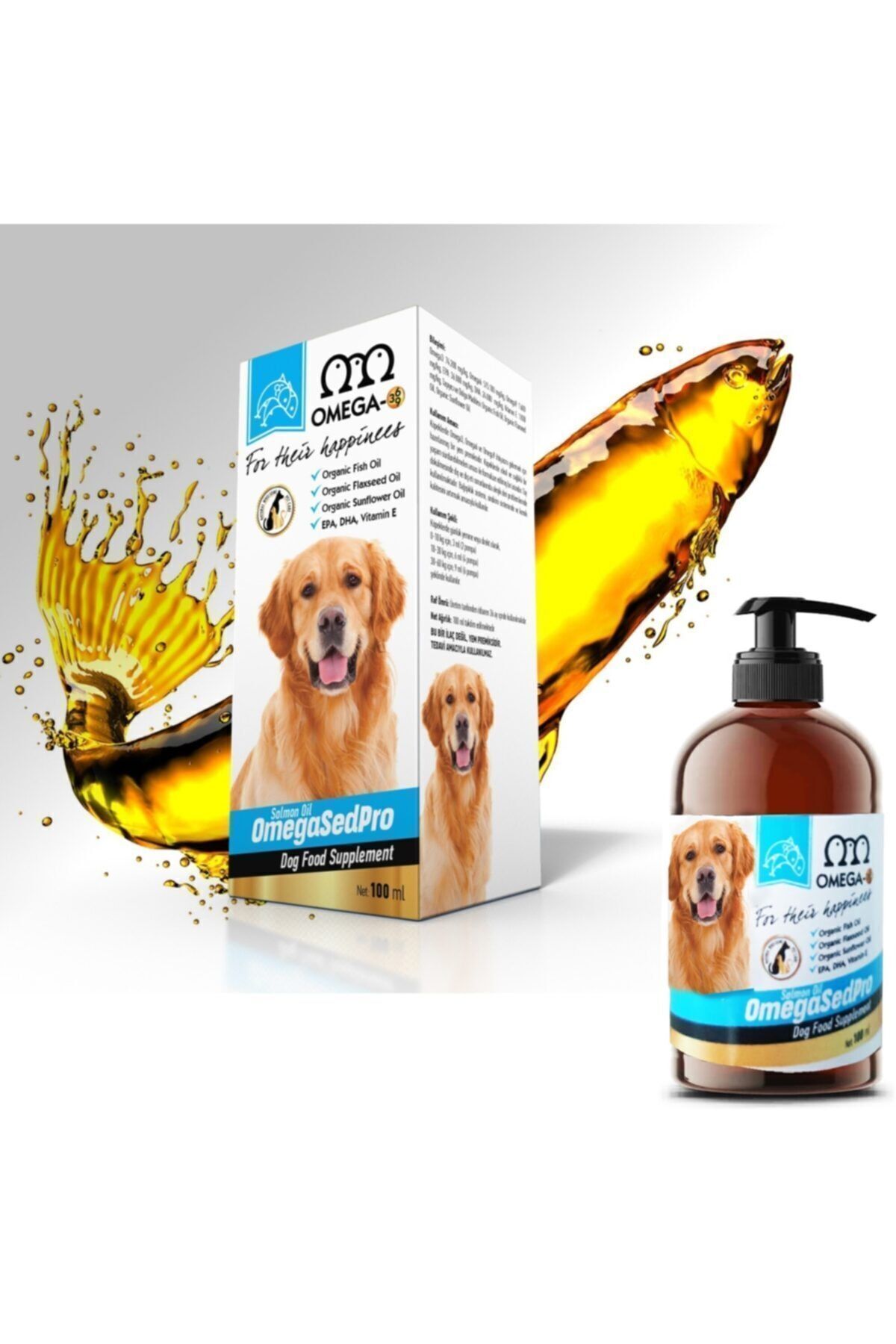 Omega Sedpro Köpek Somon Balık Yağı 100 Ml