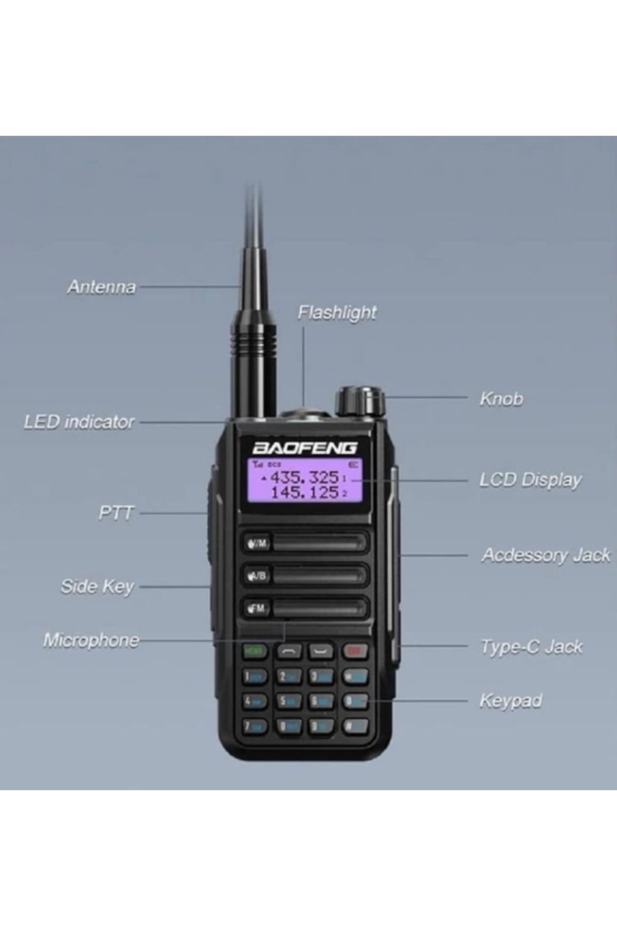 BAOFENG Uv-16 Pro V2 versiyon + Yaka mikrofonu