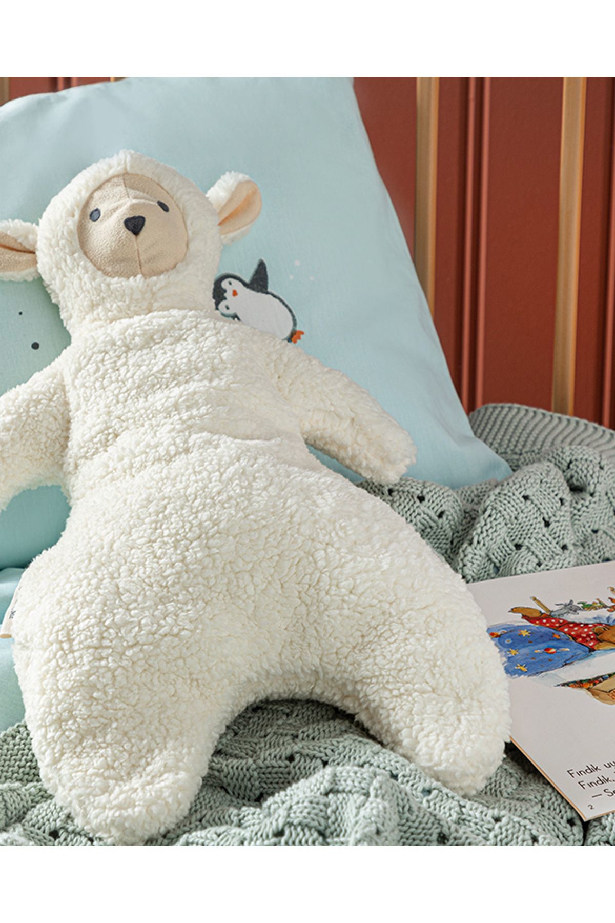 English Home Little Lamb Uyku Arkadaşı 45x32 cm Ekru