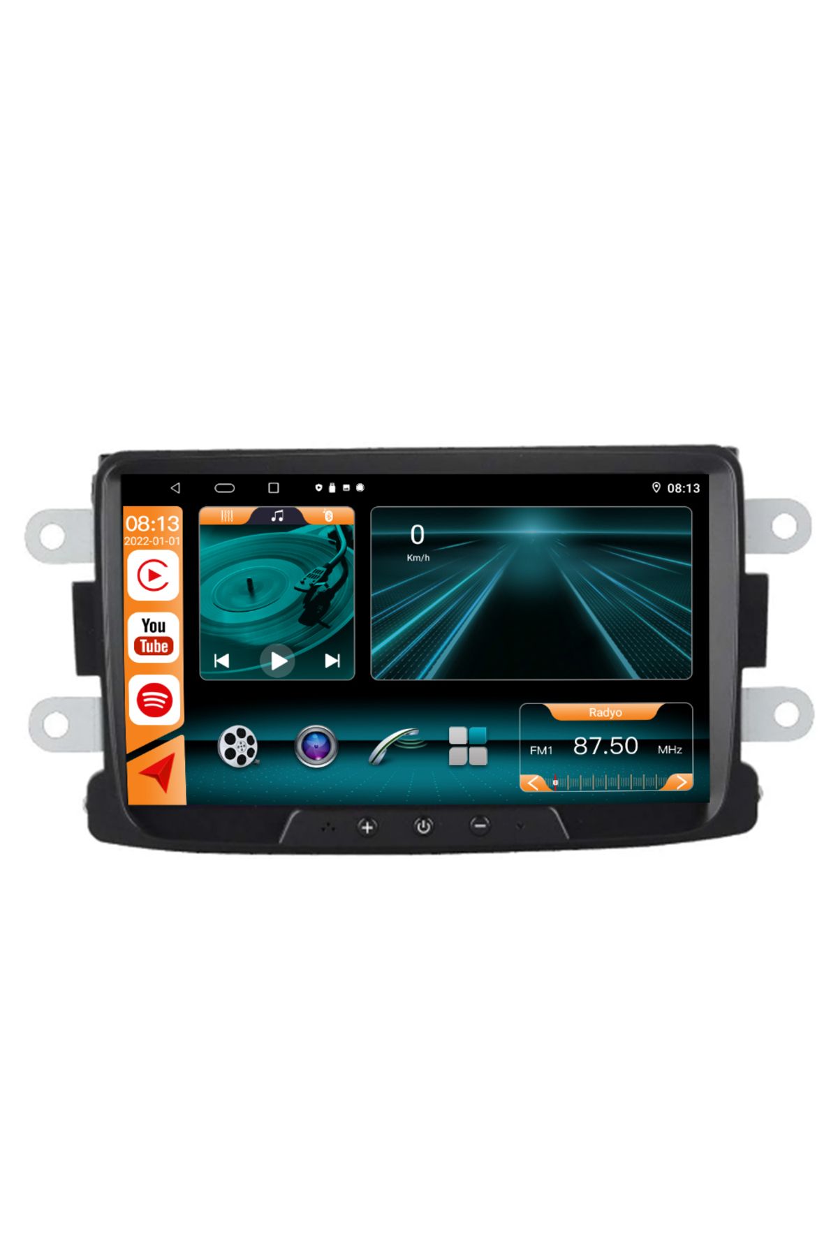 Fimex Renault Symbol ANDROİD MULTİMEDYA KAMERA USB GPS CARPLAYER BLUETOOTH (2013-2020) uyumlu