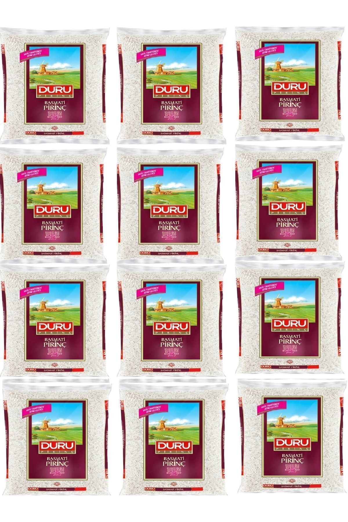 Duru Basmati Pirinç 1 Kg X 12 Adet