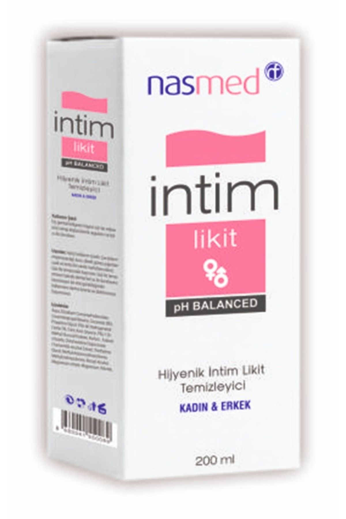 Nasmed Intim Ph4.2 Dengeli Genital Bölge Bakım Likiti 200ml