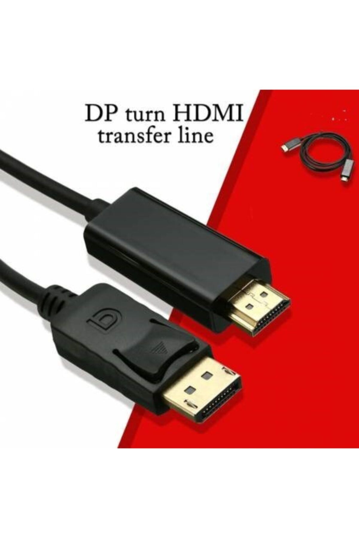 Platoon 3 Metre Display Port To HDMI Kablo DISPLAY Hdmi 3 metre displayport hdmi kablo