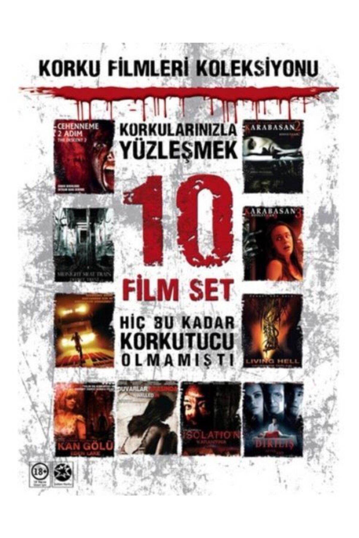 Ecce Film Korku Filmleri Koleksiyonu (10 Disk) Dvd